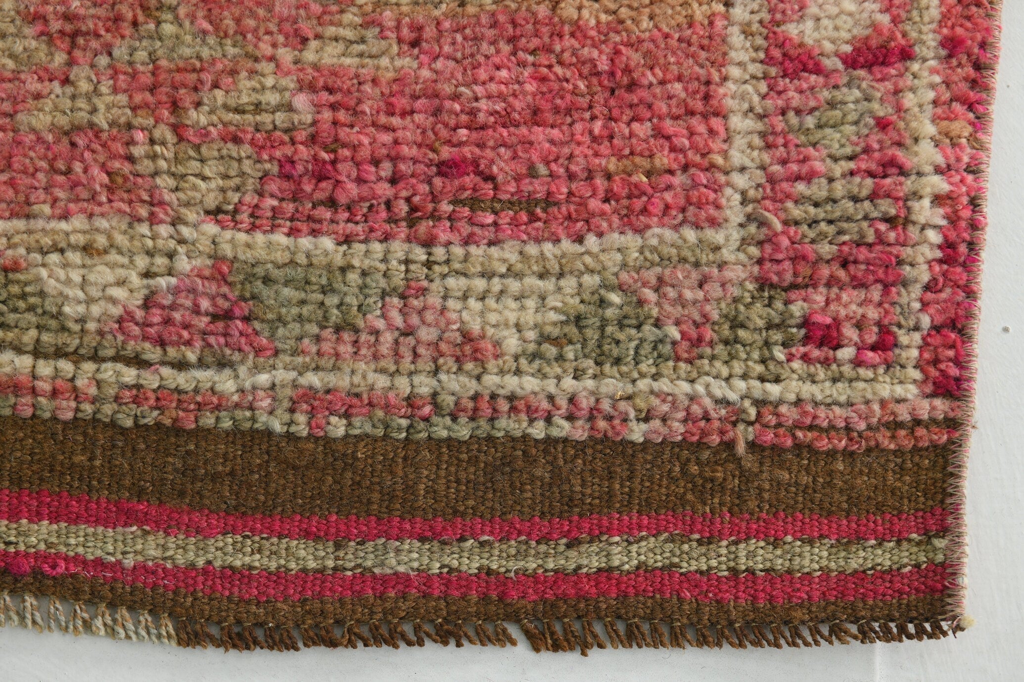 Turkish Vintage Herki Rug 2’4’ x 12’5’