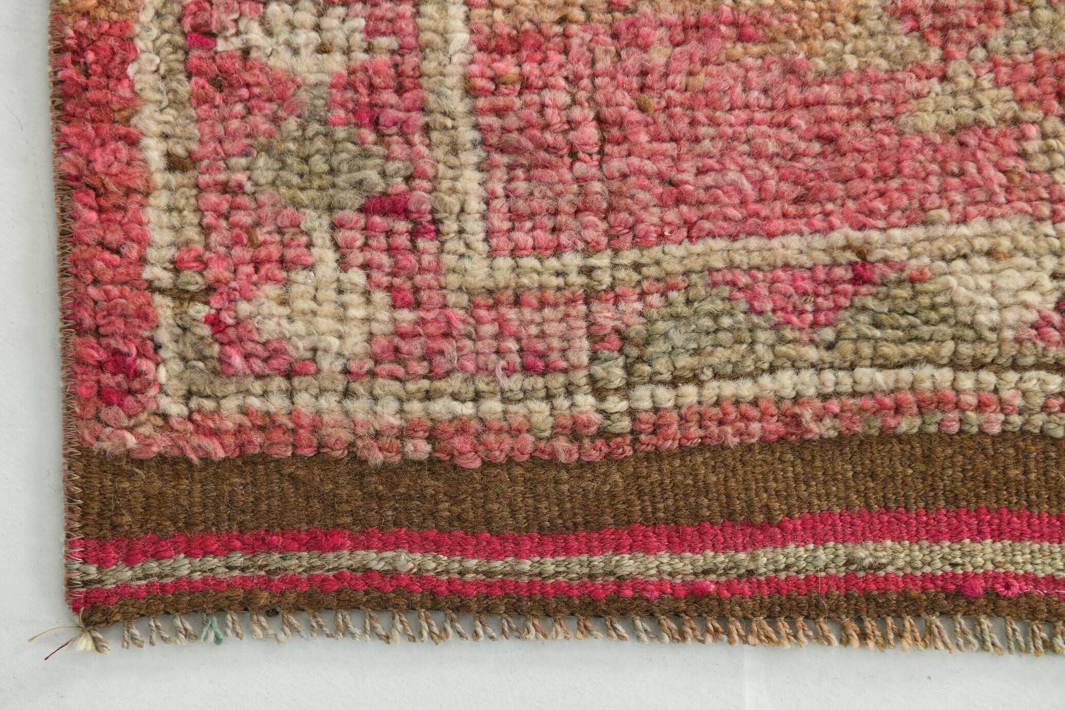 Turkish Vintage Herki Rug 2’4’ x 12’5’