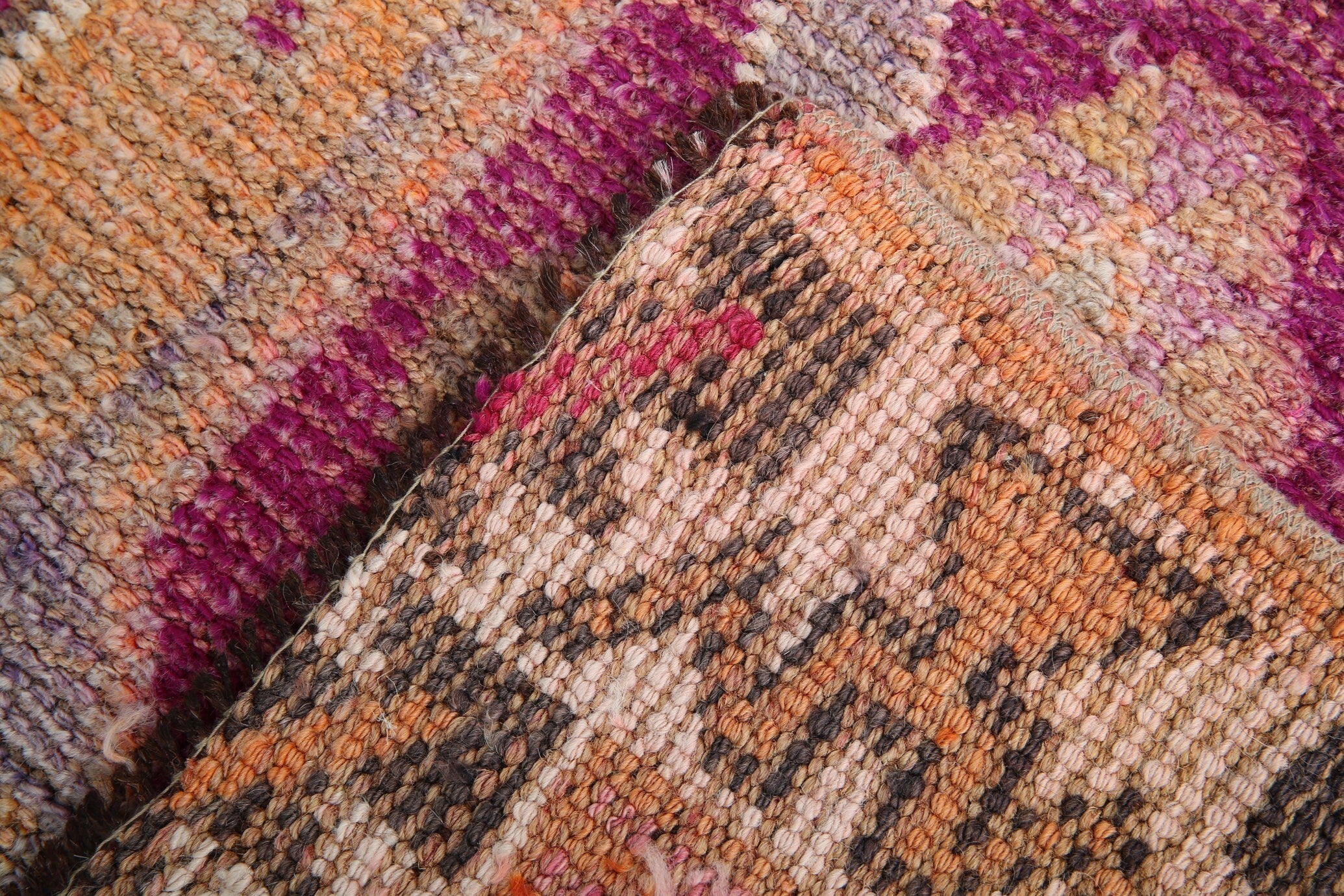 Turkish Vintage Herki Rug 2’6’ x 11’1’