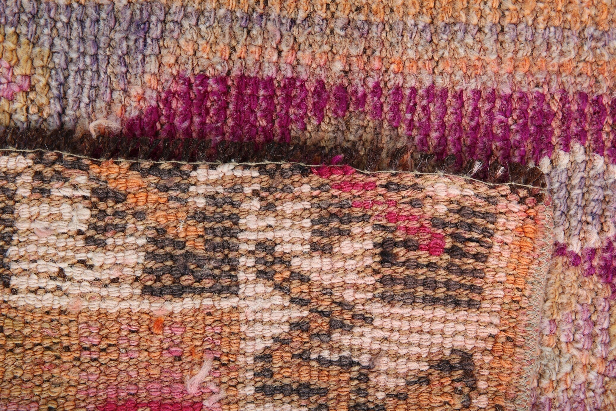 Turkish Vintage Herki Rug 2’6’ x 11’1’