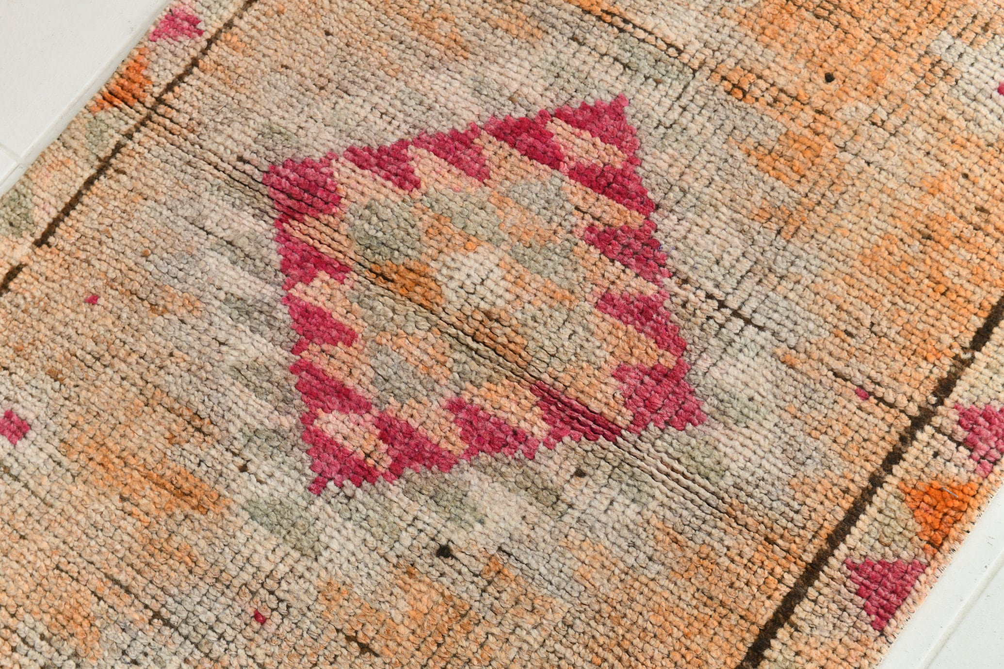 Turkish Vintage Herki Rug 2’6’ x 11’6’