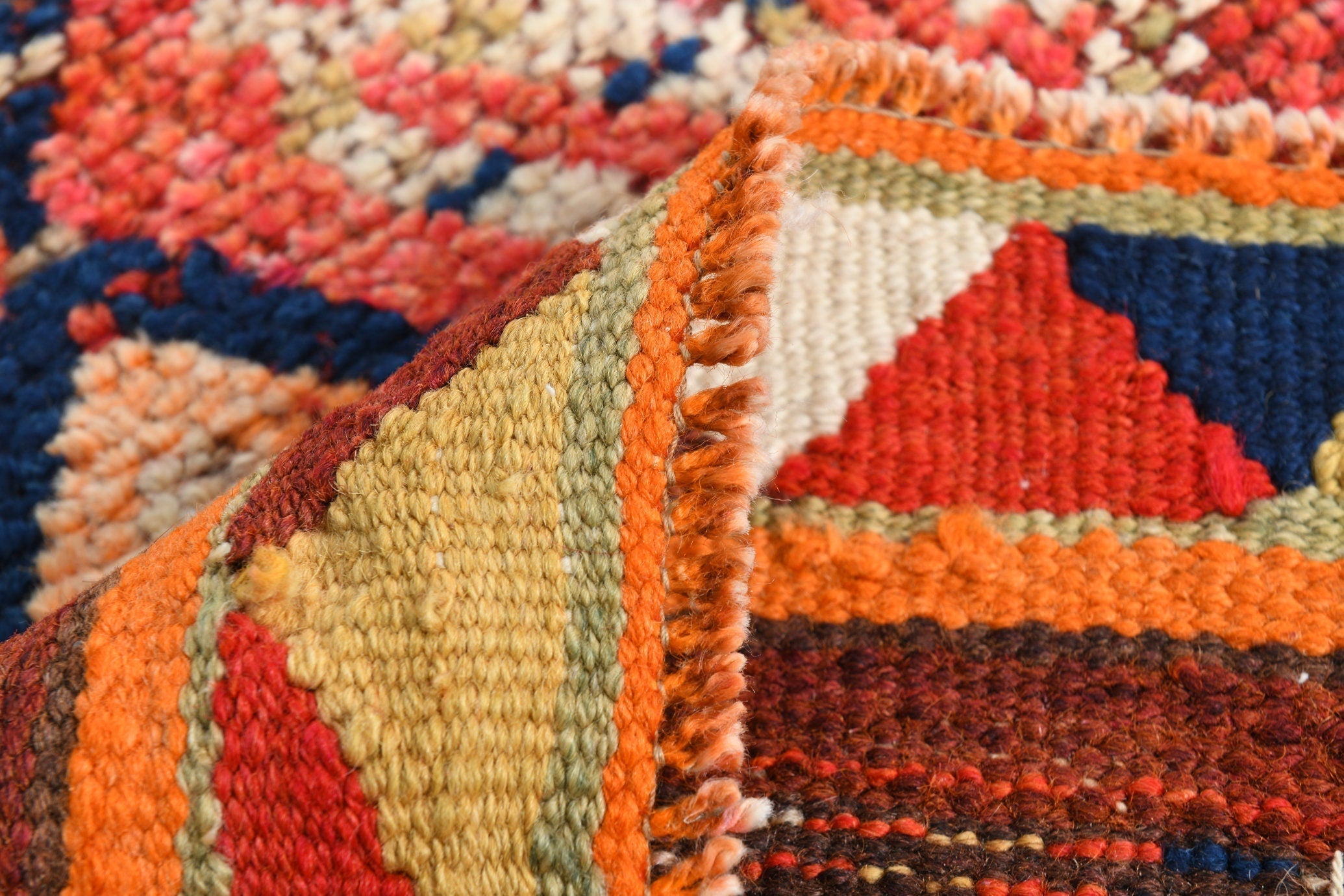 Turkish Vintage Herki Rug 2’6’ x 12’5’