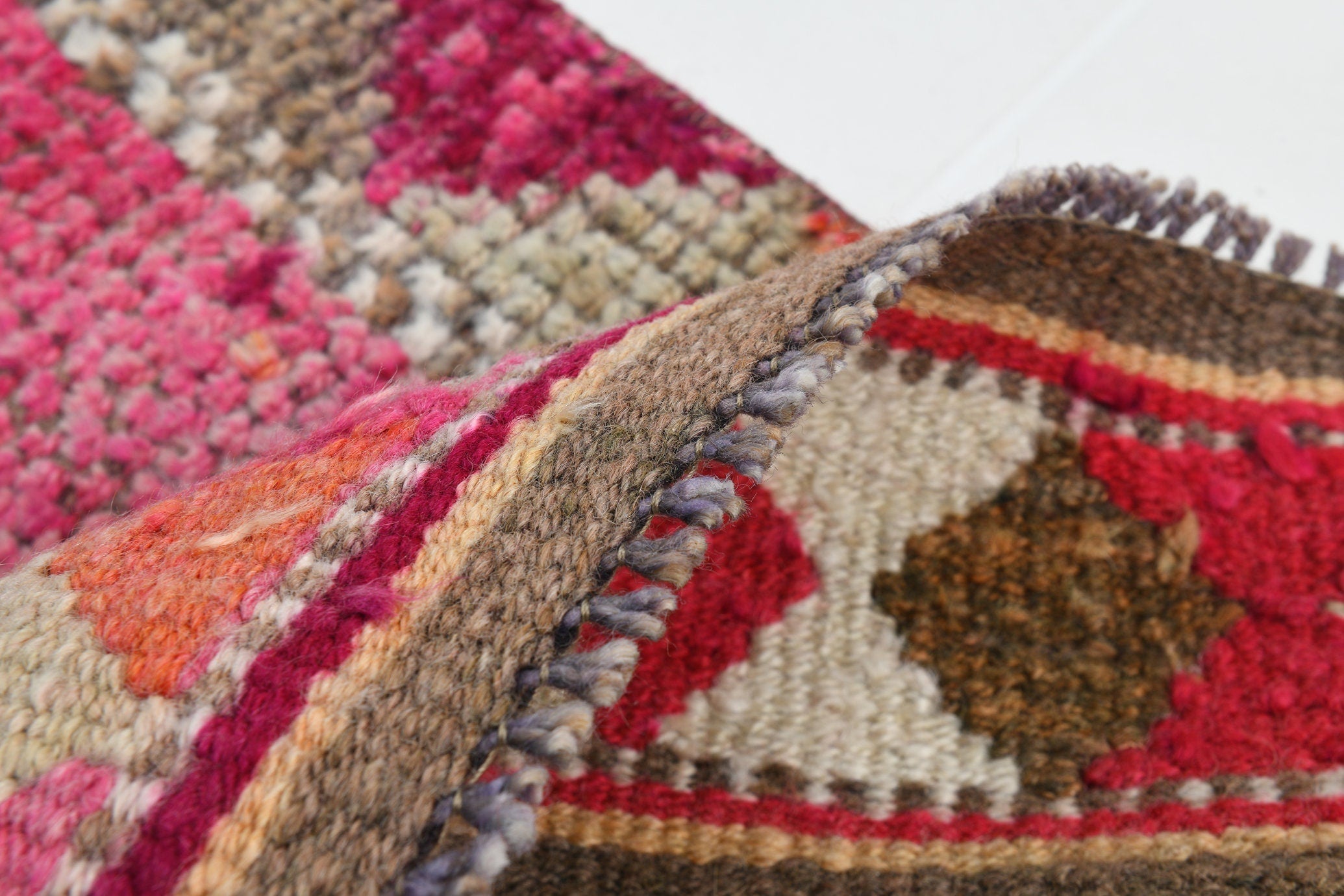 Turkish Vintage Herki Rug 2’6’ x 13’5’