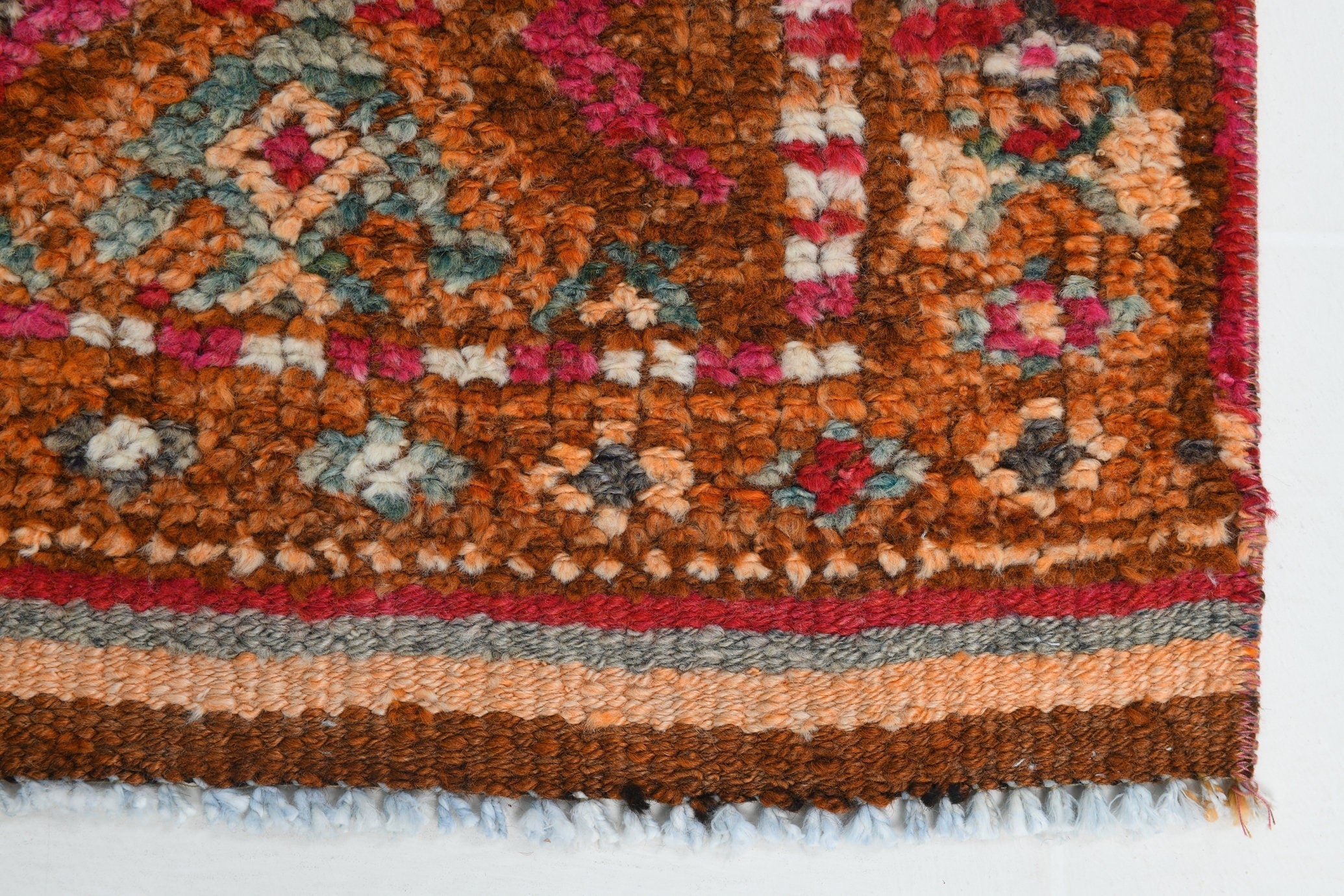 Turkish Vintage Herki Rug 2’7’ x 10’10’
