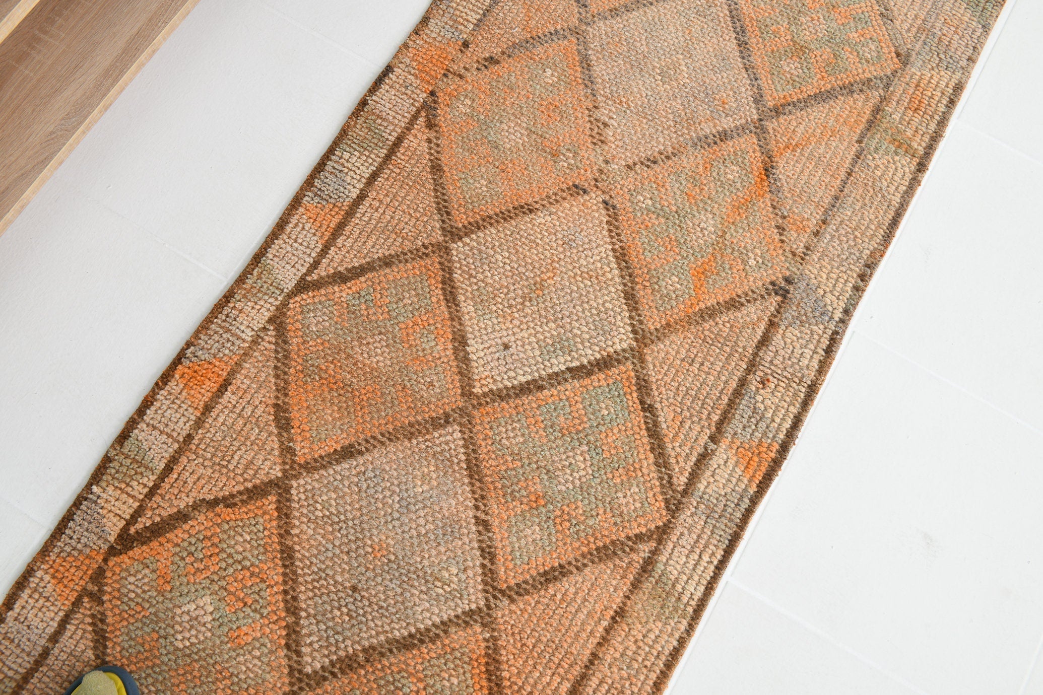 Turkish Vintage Herki Rug 2’7’’ x 10’9’’