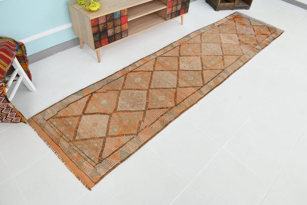Turkish Vintage Herki Rug 2’7’’ x 10’9’’