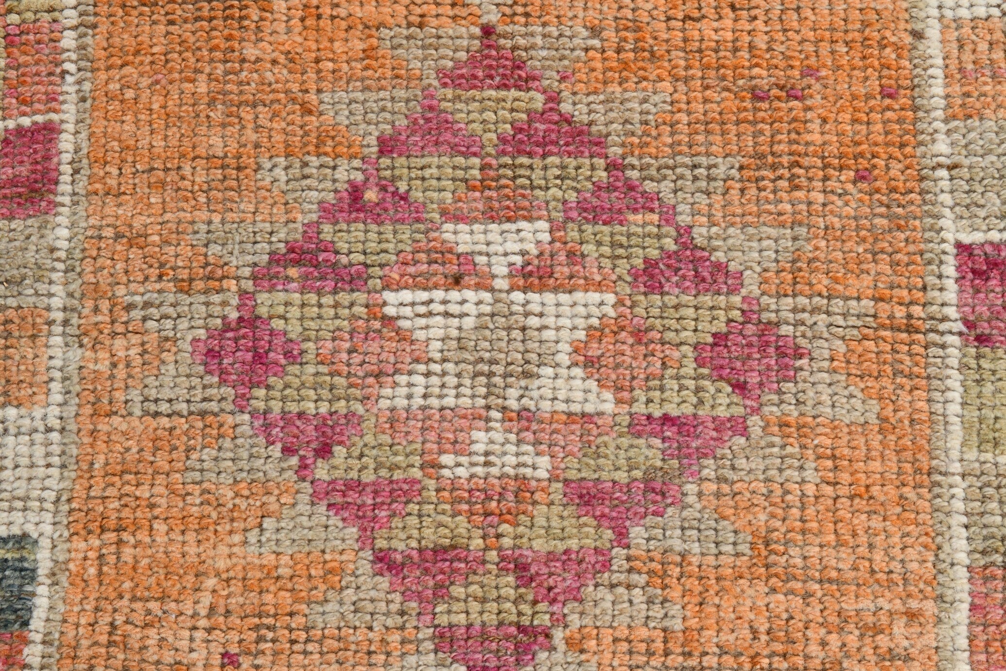 Turkish Vintage Herki Rug 2’7’ x 11’1’