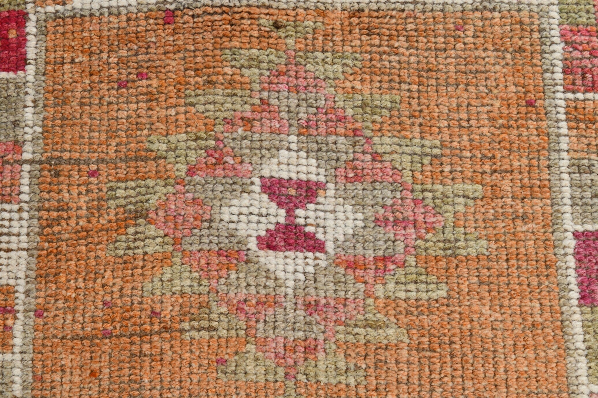 Turkish Vintage Herki Rug 2’7’ x 11’1’