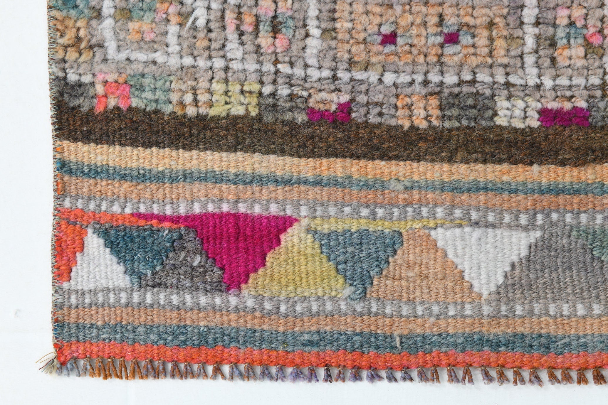 Turkish Vintage Herki Rug 2’7’’ x 11’3’’