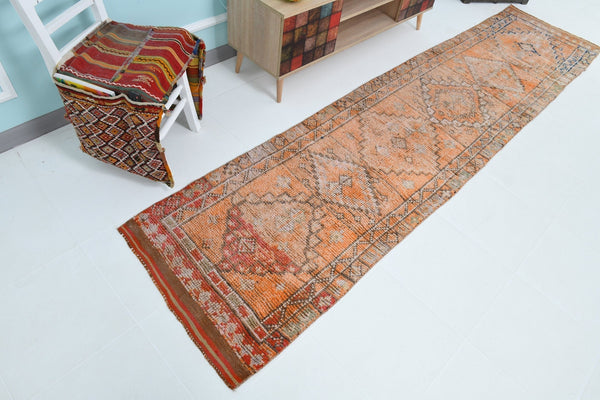 Turkish Vintage Herki Rug 2’7’’ x 11’7’’