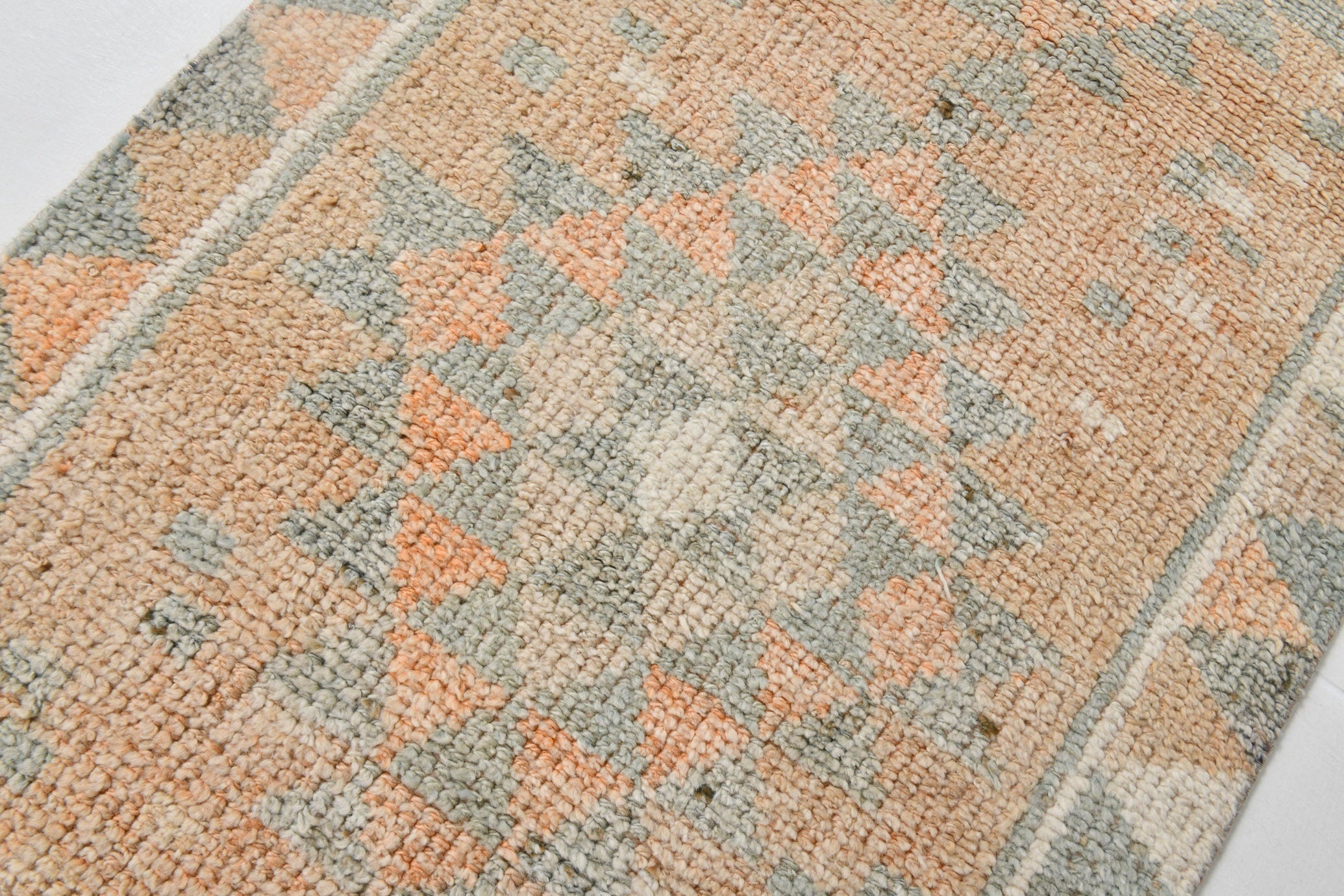 Turkish Vintage Herki Rug 2’7’ x 11’9’