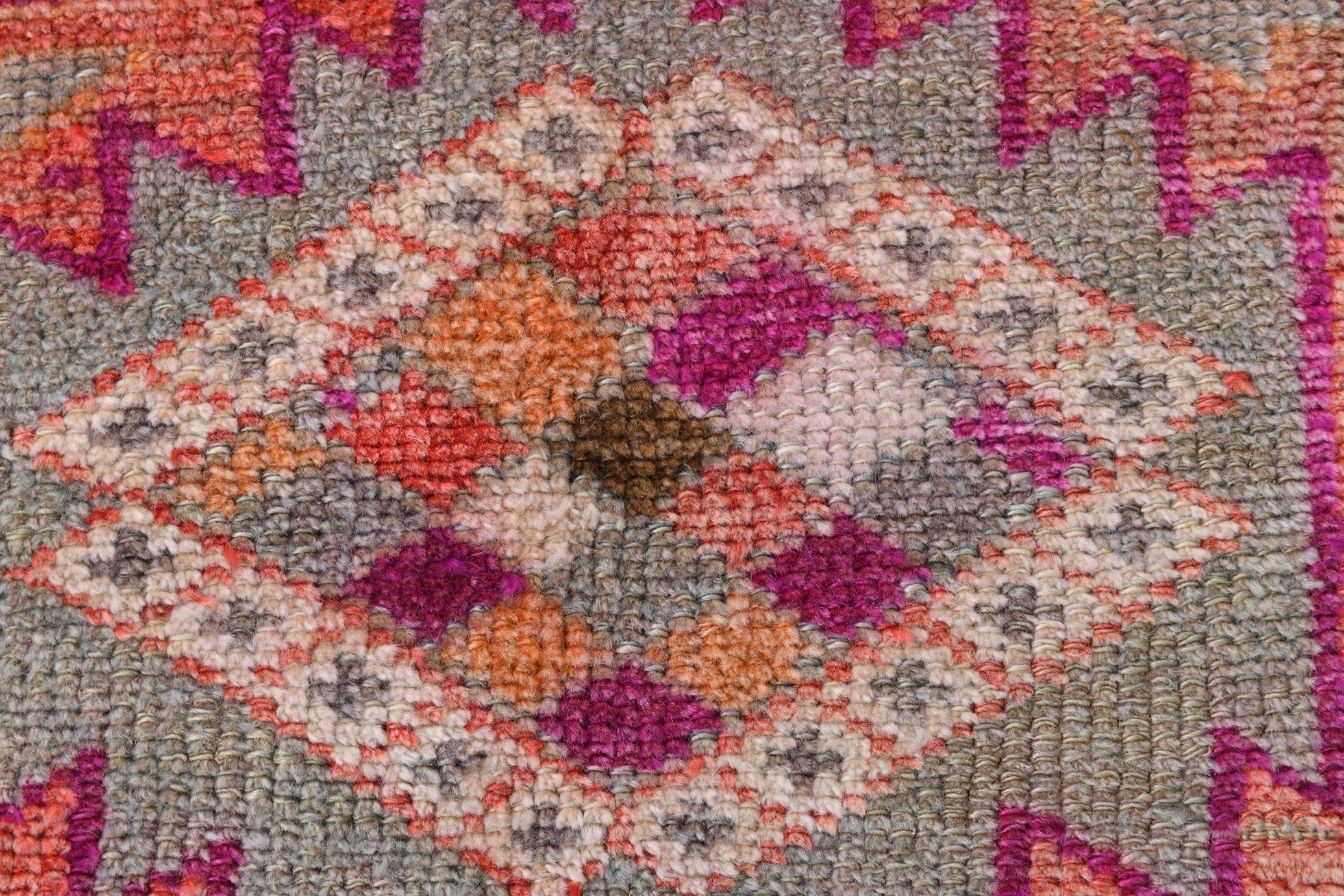 Turkish Vintage Herki Rug 2’8’ x 12’2’