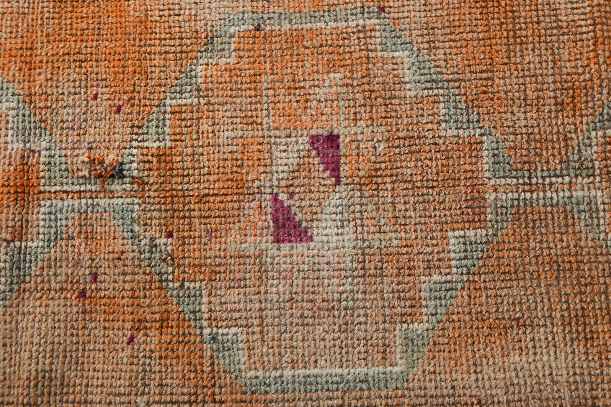 Turkish Vintage Herki Rug 2’9’ x 10’5’