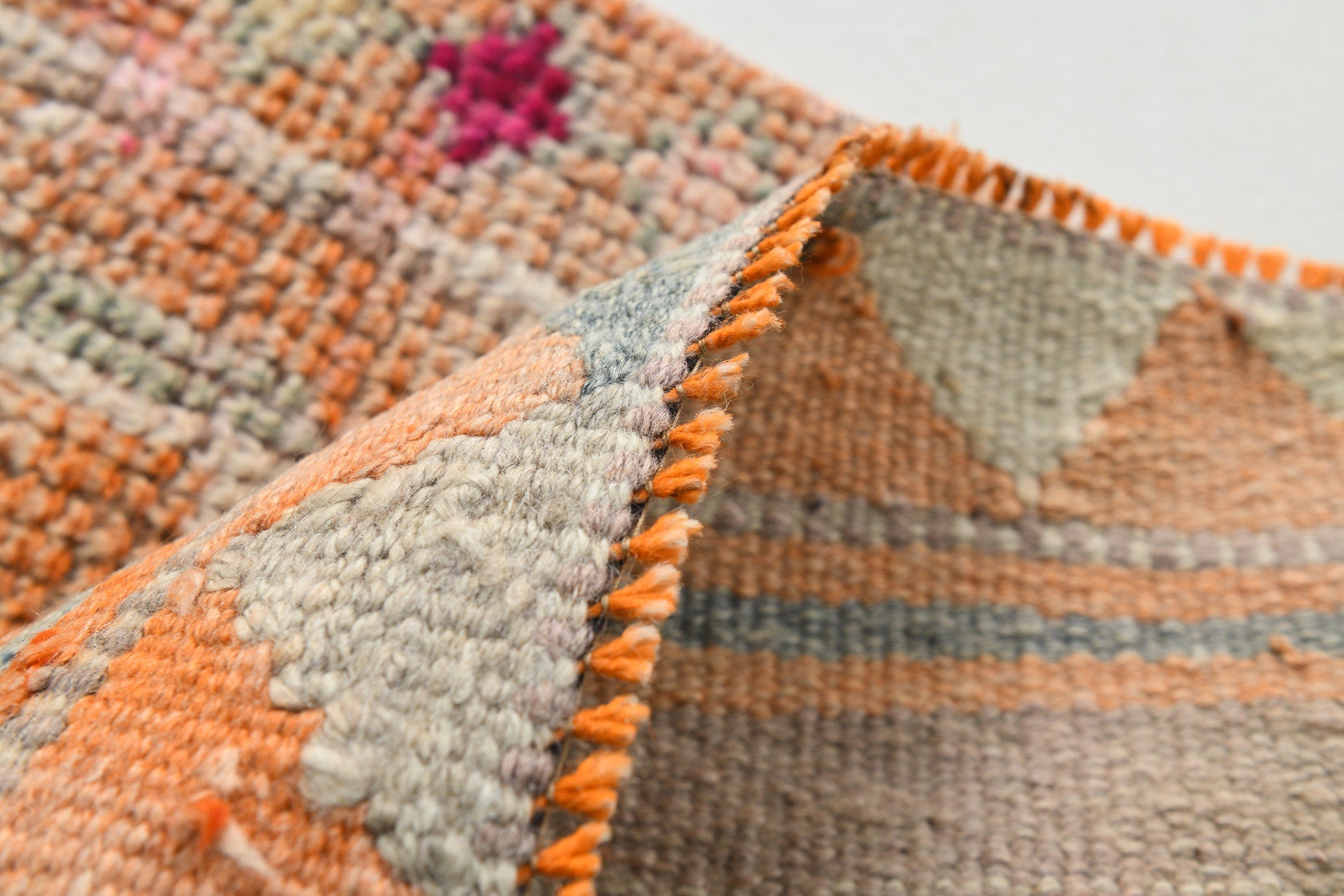 Turkish Vintage Herki Rug 2’9’ x 10’5’