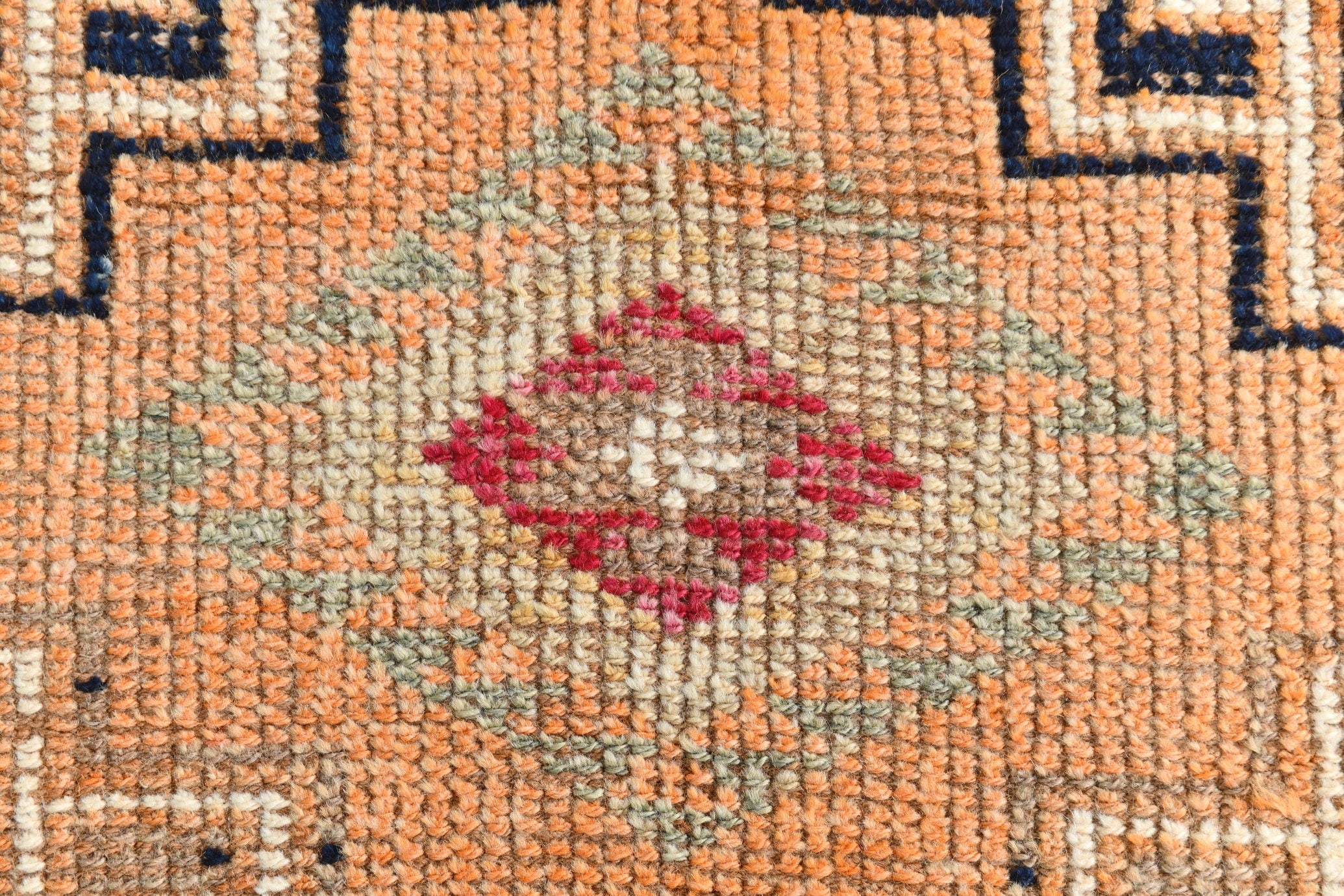 Turkish Vintage Herki Rug 2’9’ x 12’1’