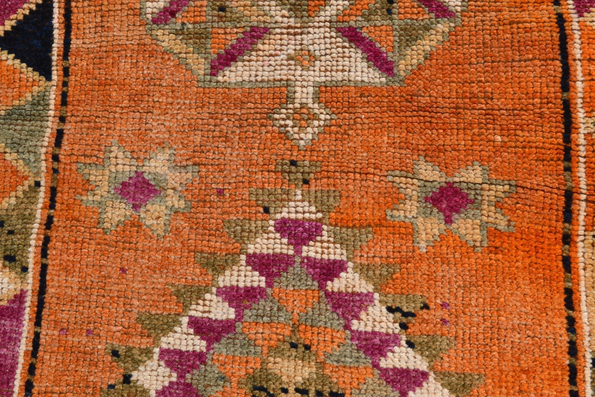Turkish Vintage Herki Rug 2’9’ x 12’12’