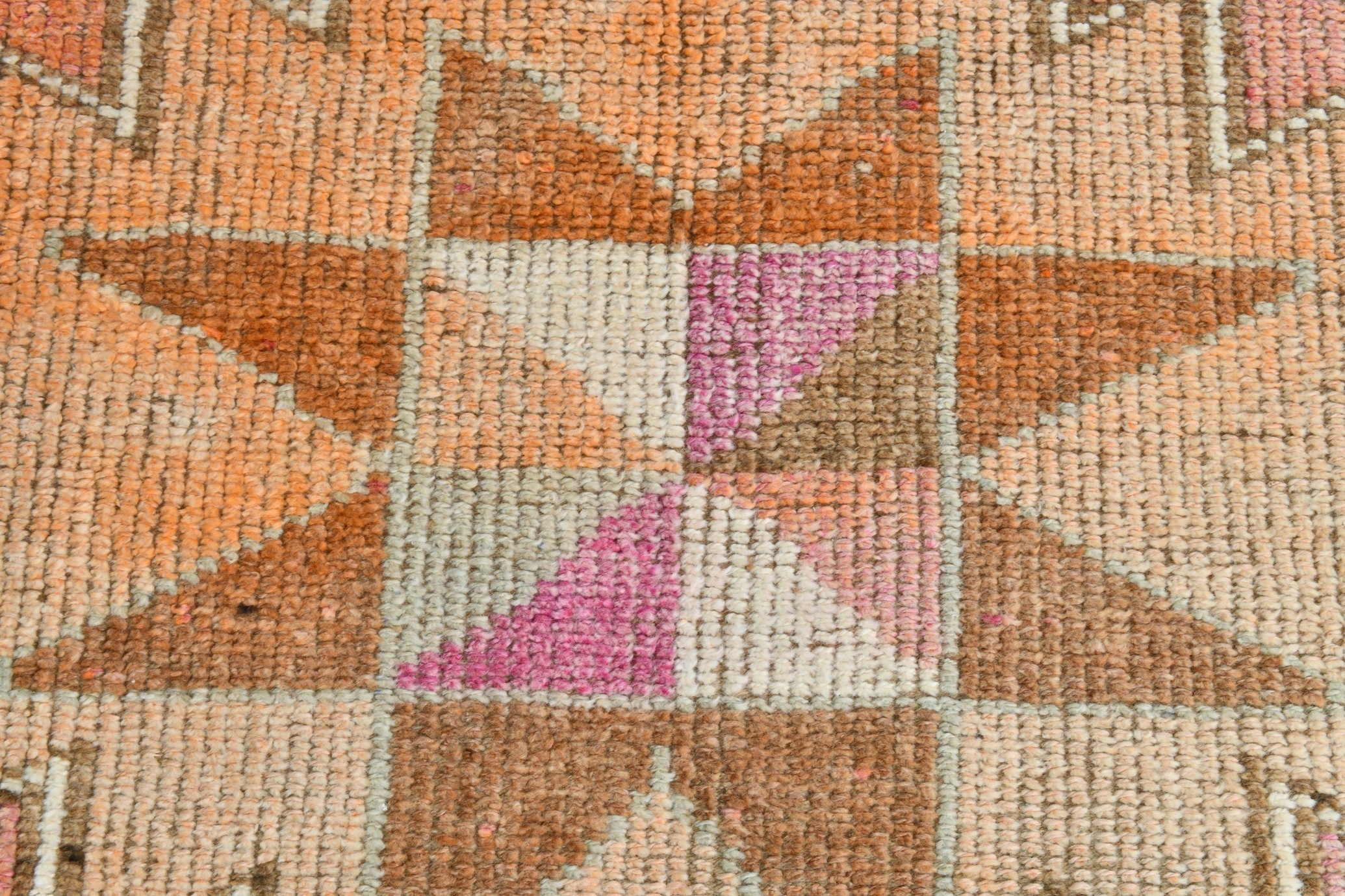 Turkish Vintage Herki Rug 3’1’ x 10’10’