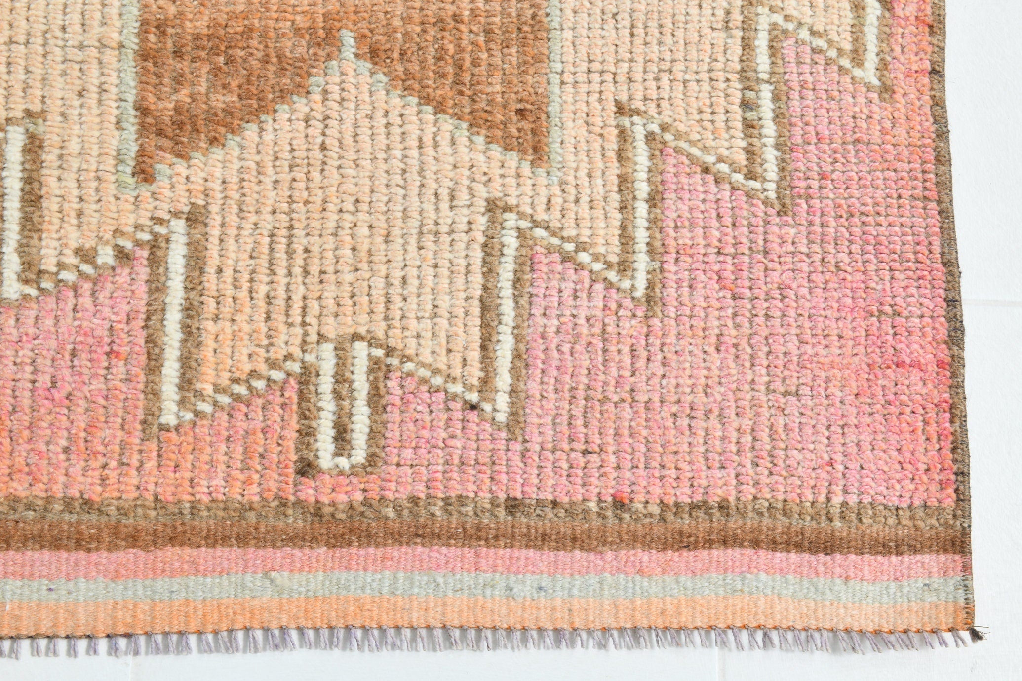 Turkish Vintage Herki Rug 3’1’ x 10’10’