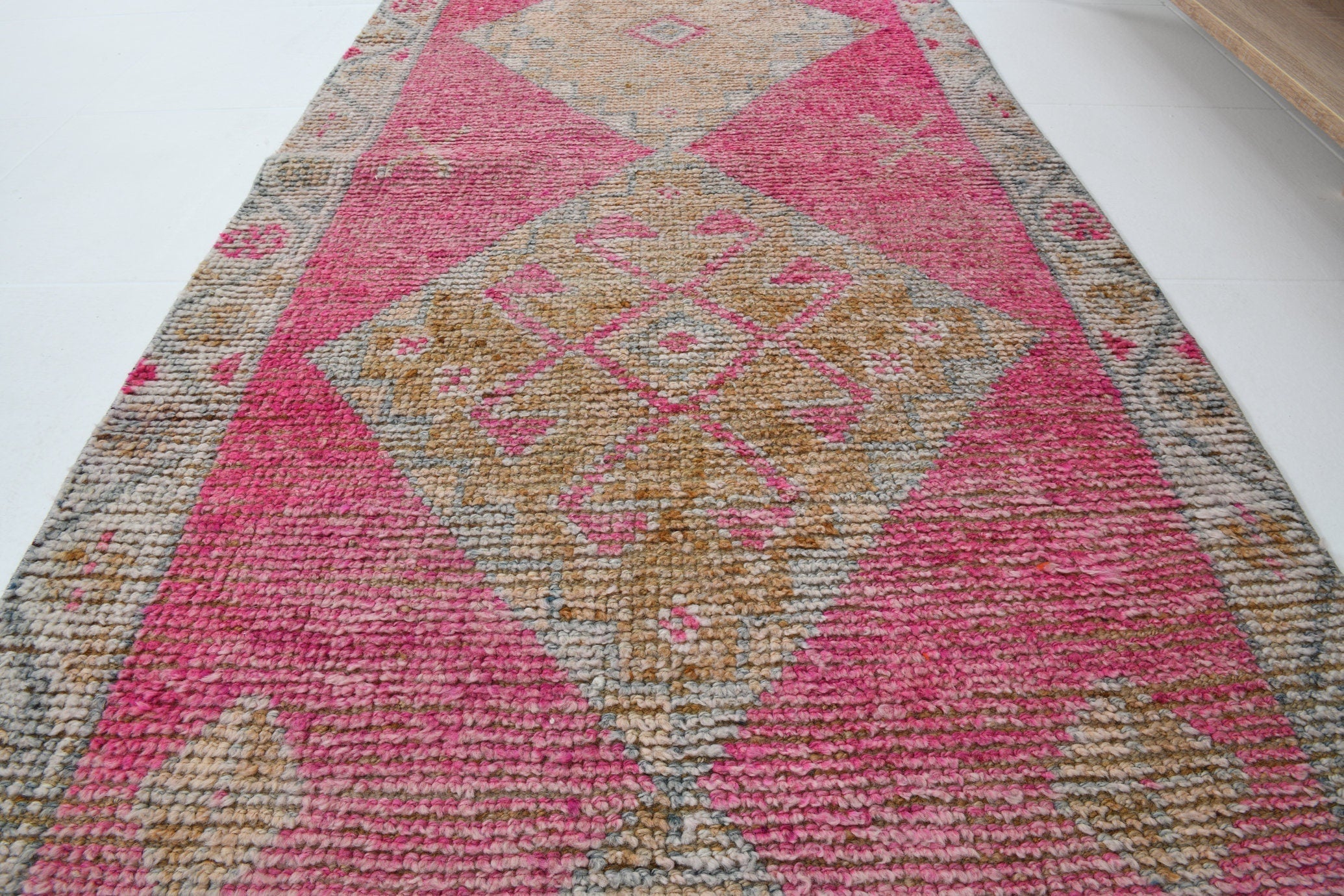 Turkish Vintage Herki Rug 3’1’’ x 11’5’’