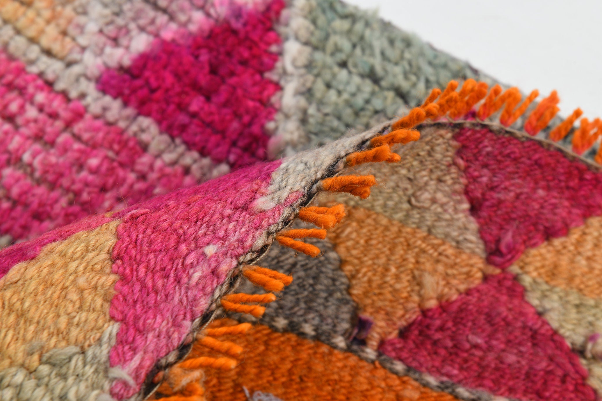 Turkish Vintage Herki Rug 3’2’ x 11’6’