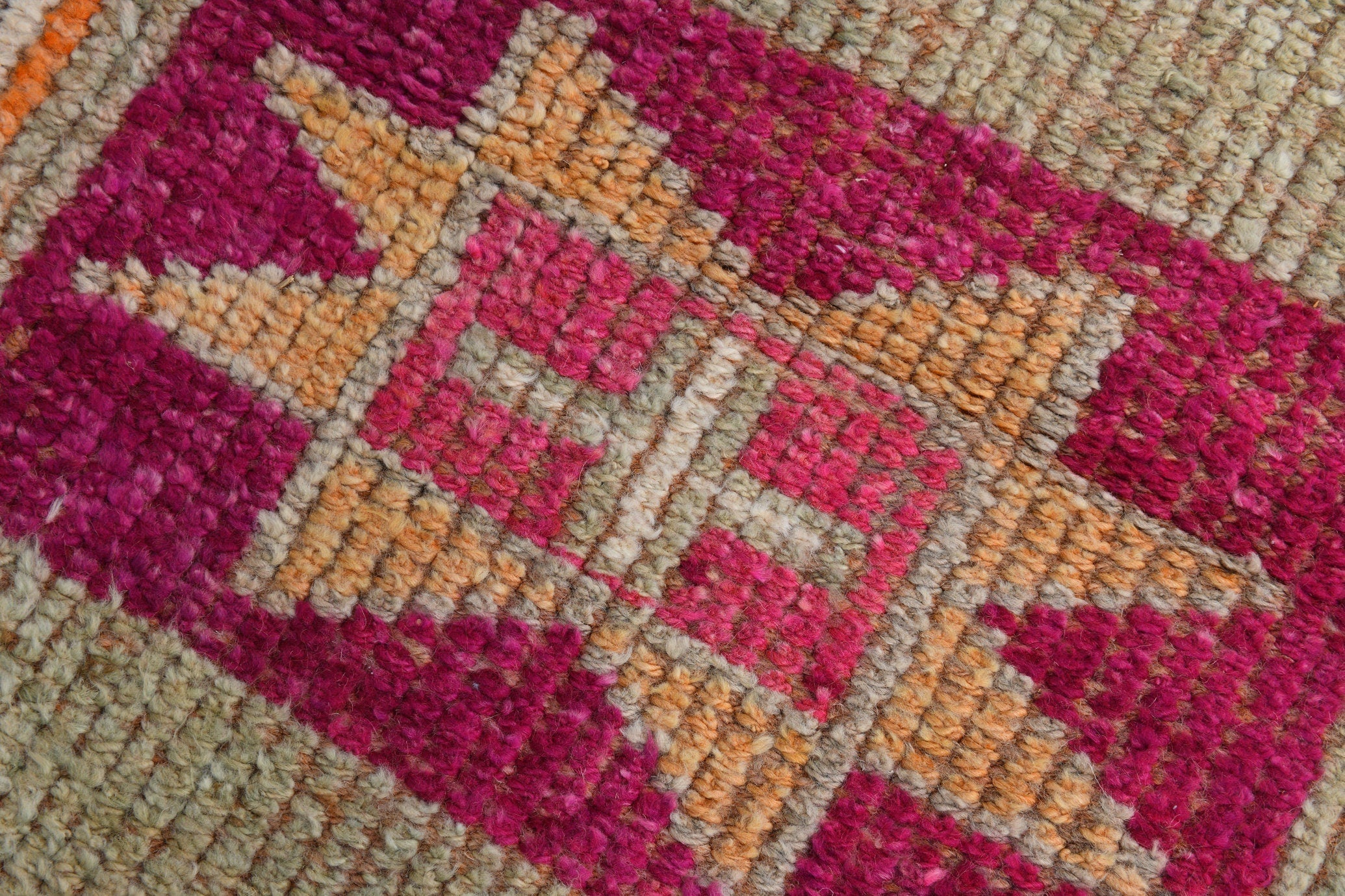 Turkish Vintage Herki Rug 3’2’ x 11’6’
