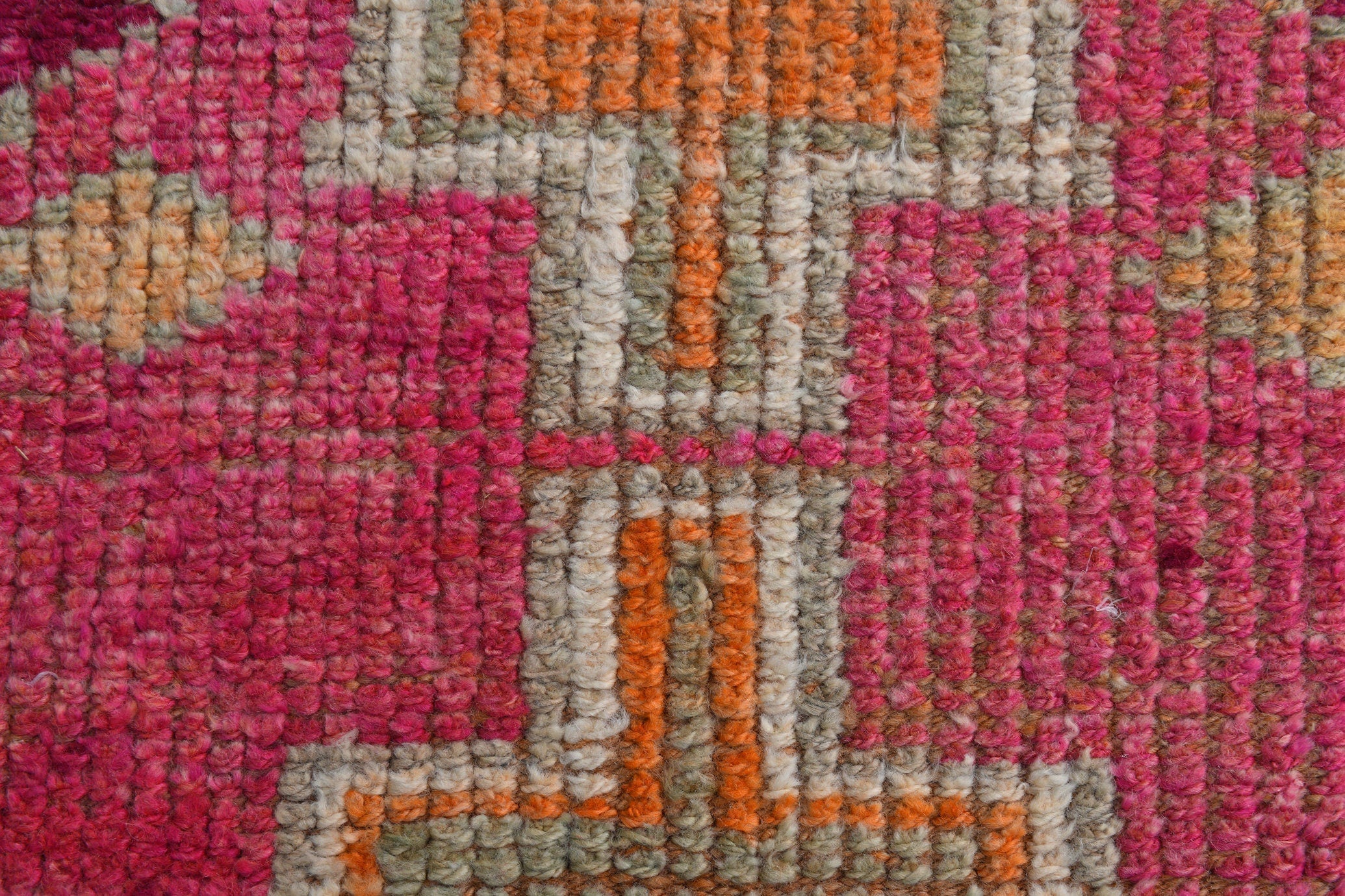 Turkish Vintage Herki Rug 3’2’ x 11’6’