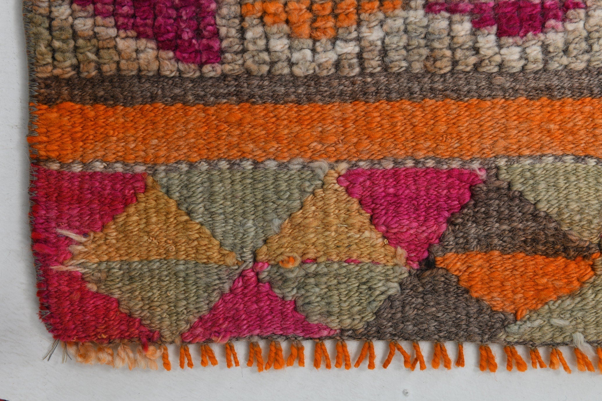 Turkish Vintage Herki Rug 3’2’ x 11’6’