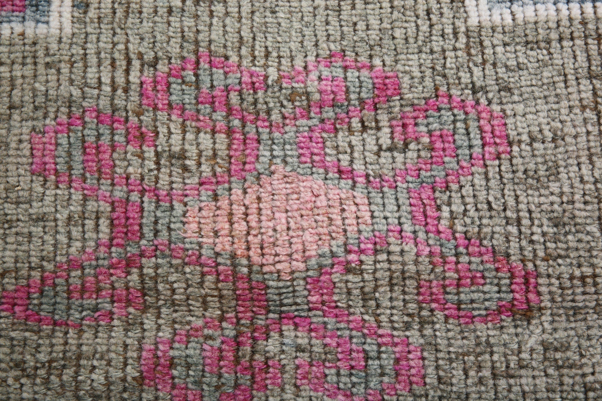 Turkish Vintage Herki Rug 3’3’ x 10’10’