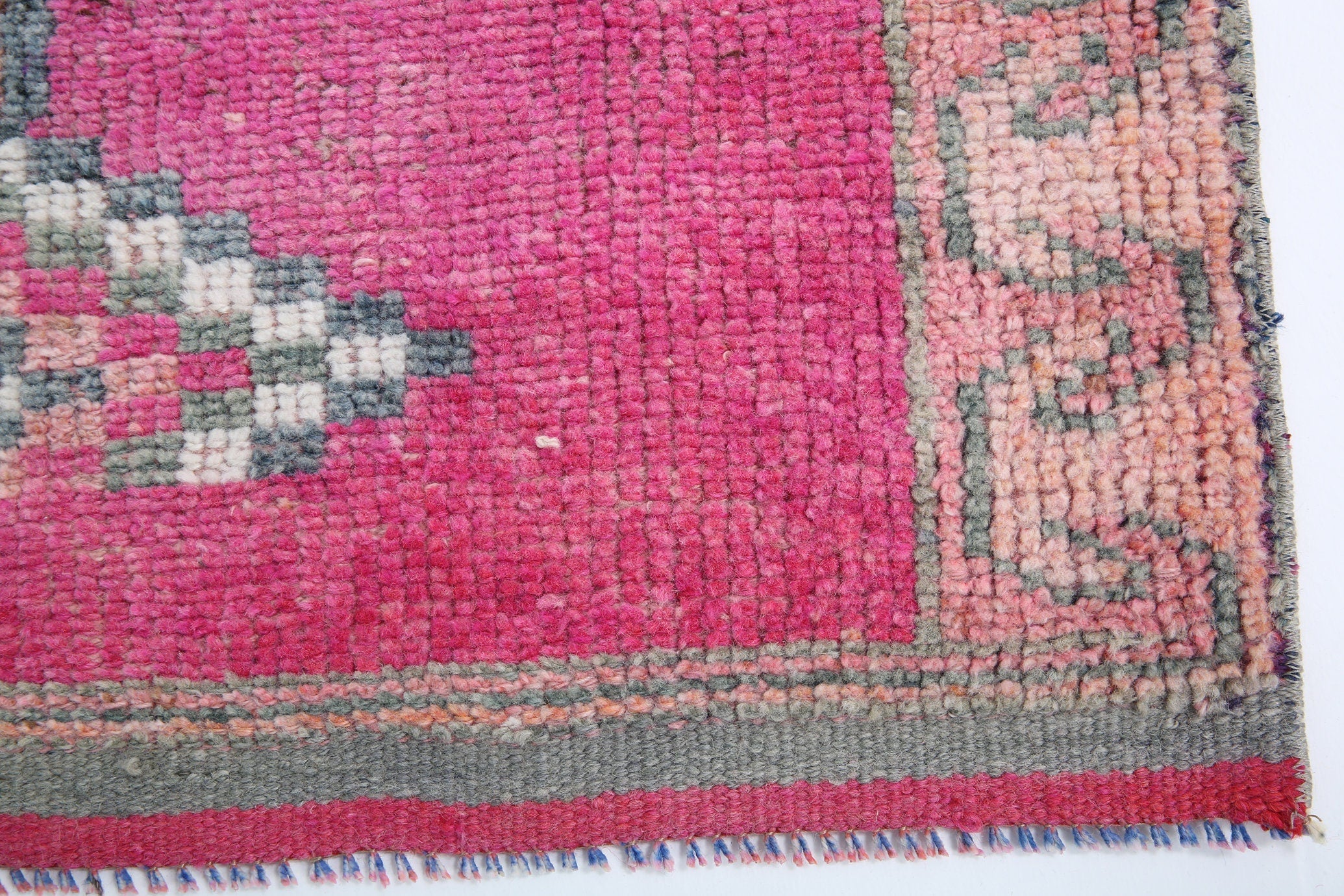 Turkish Vintage Herki Rug 3’3’ x 10’10’