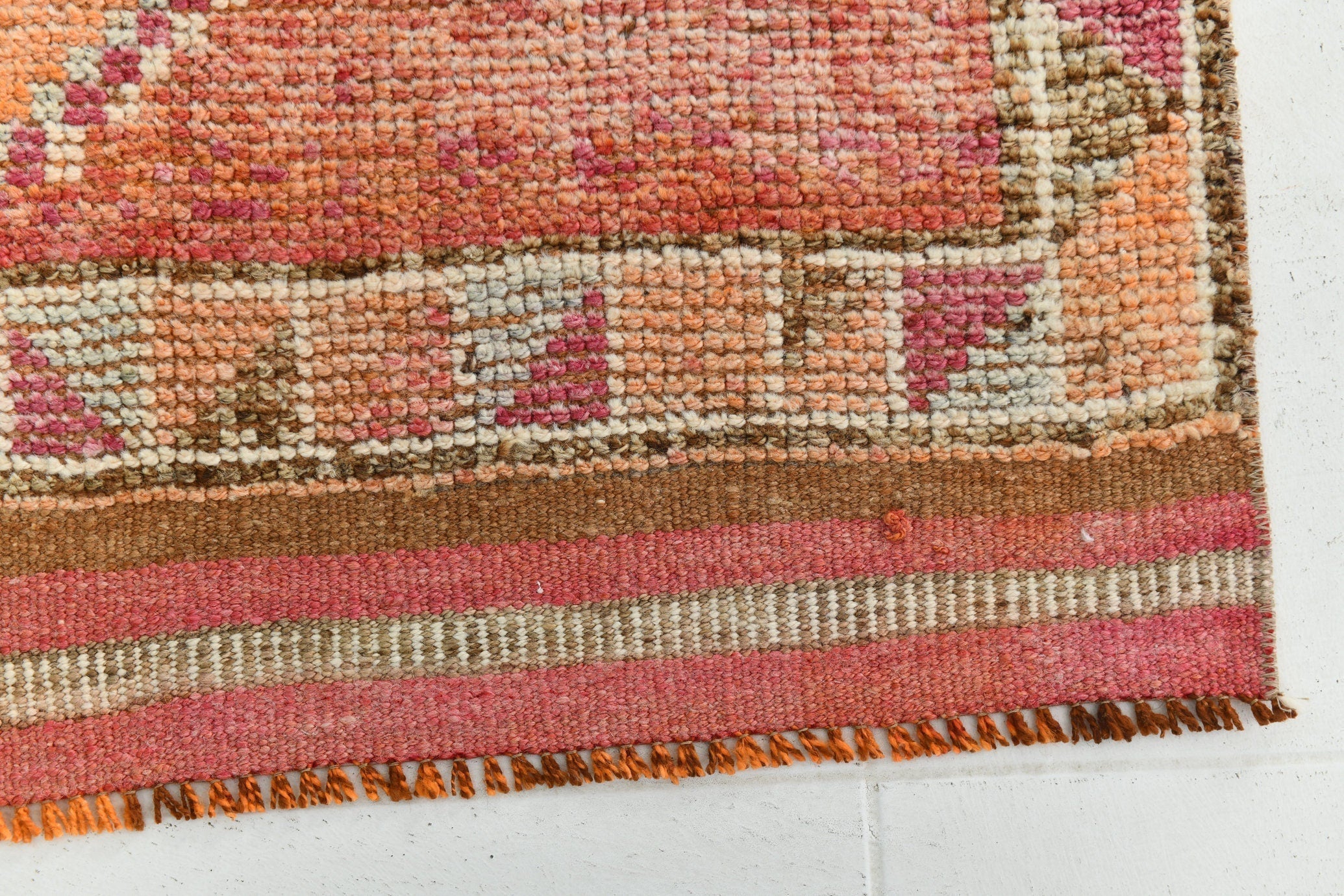 Turkish Vintage Herki Rug 3’3’ x 10’11’