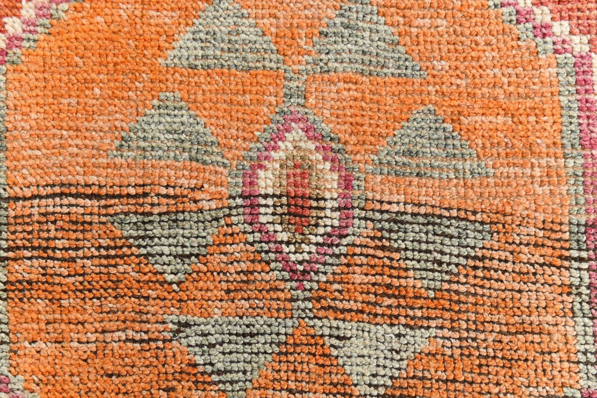 Turkish Vintage Herki Rug 3’3’ x 10’11’