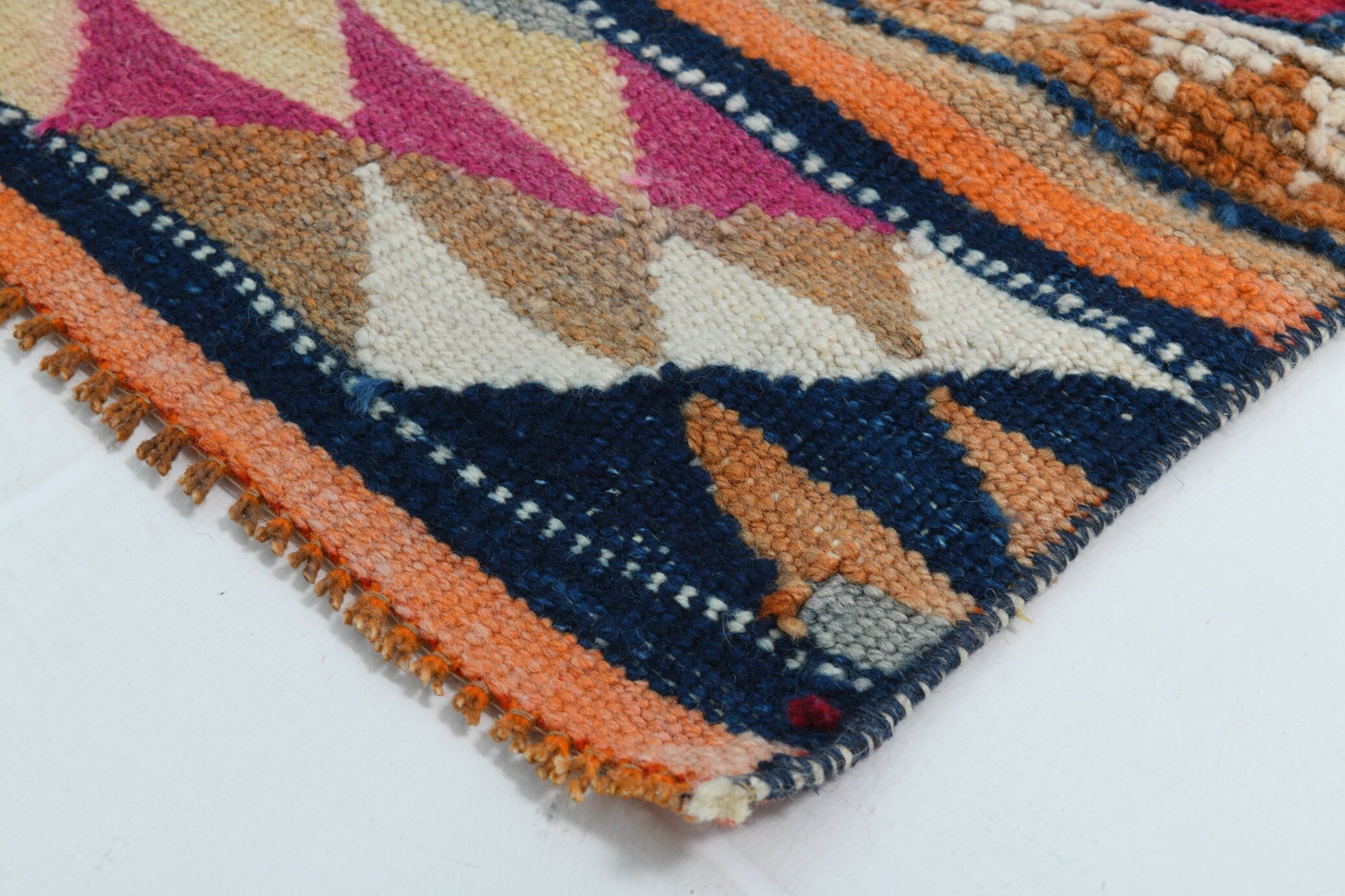 Turkish Vintage Herki Rug 3’3’ x 11’7’