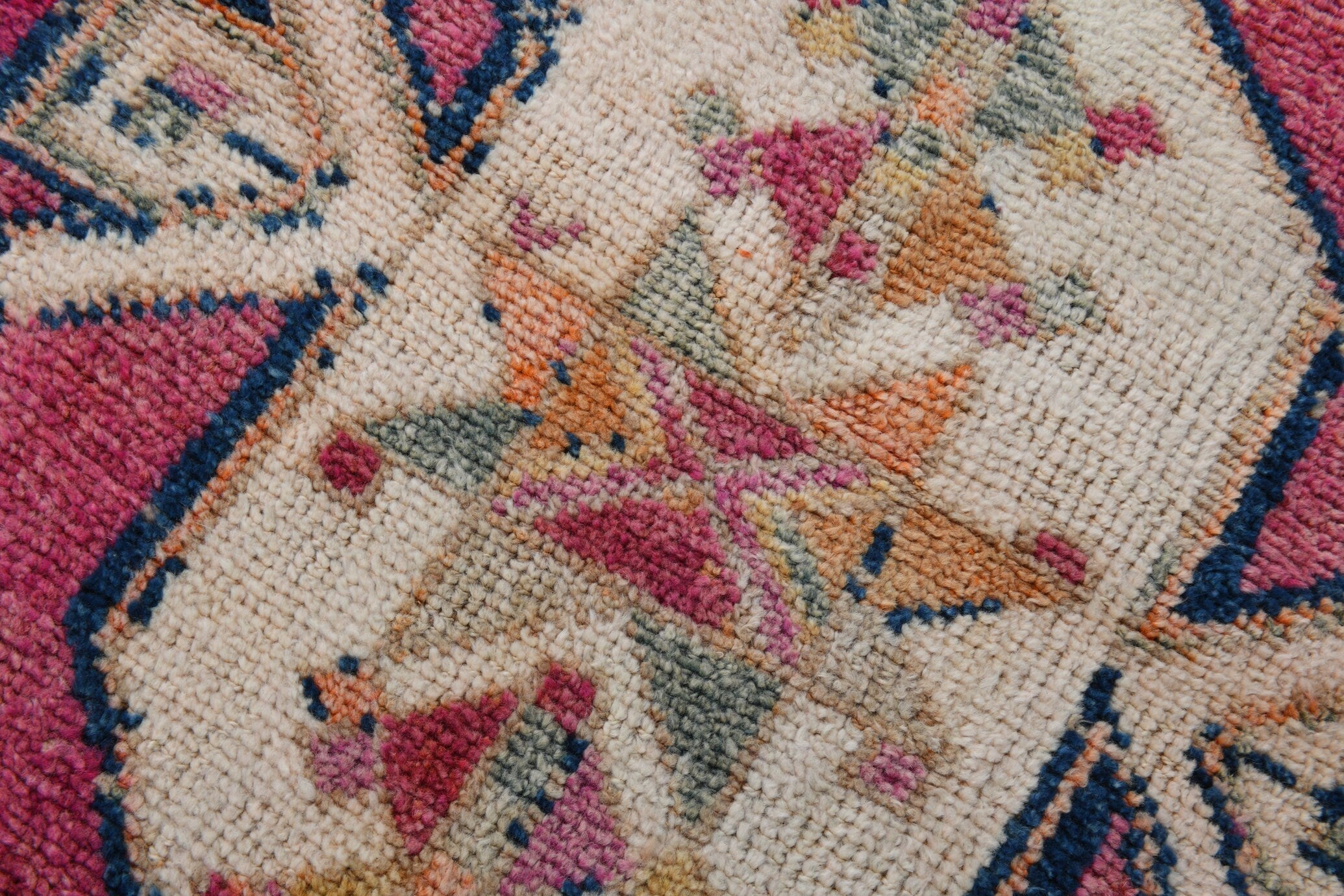 Turkish Vintage Herki Rug 3’3’ x 11’7’