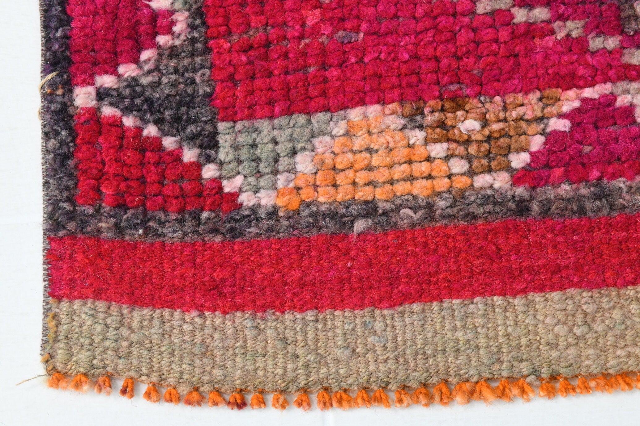 Turkish Vintage Herki Rug 3’4’’ x 10’7’’