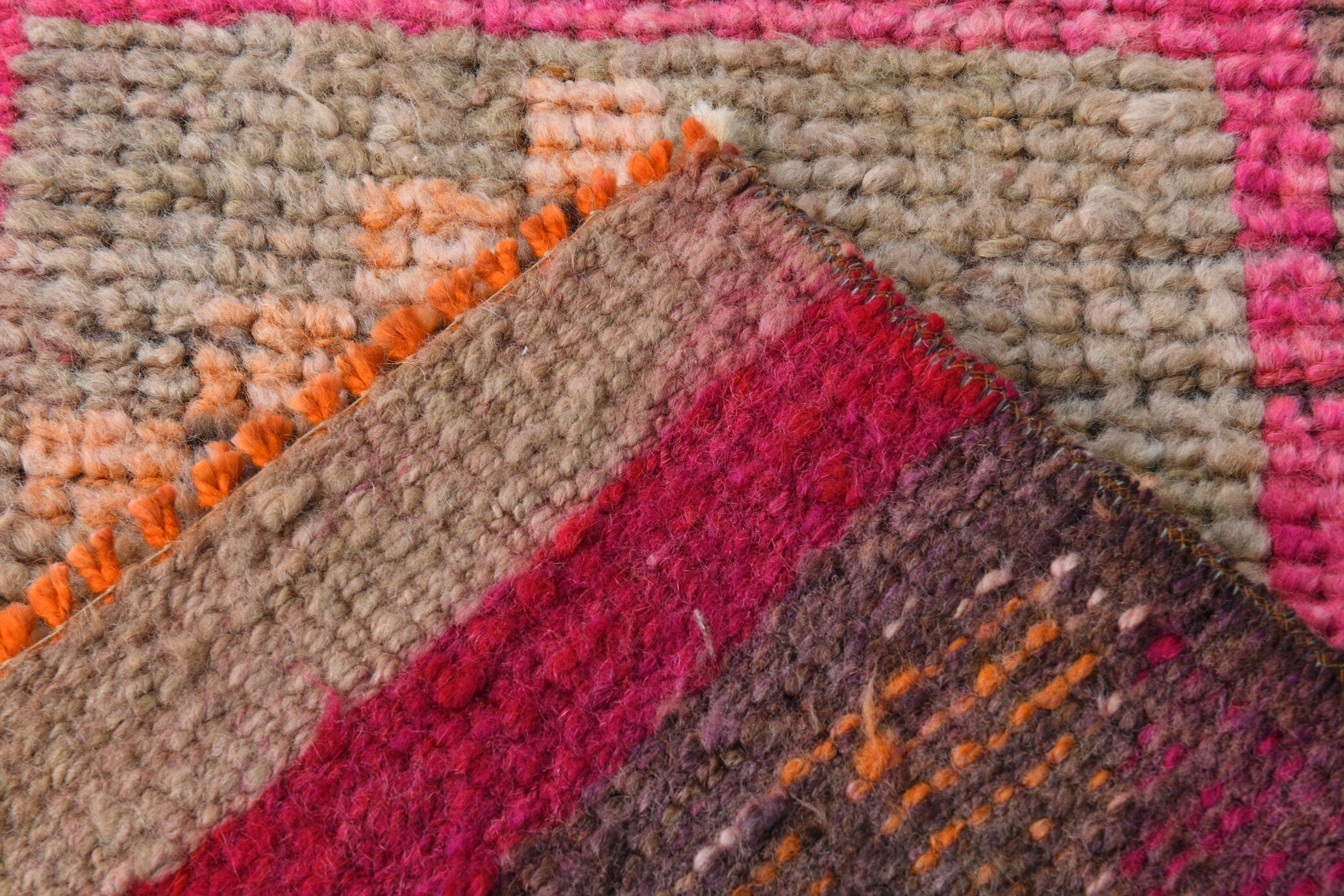 Turkish Vintage Herki Rug 3’4’’ x 10’7’’