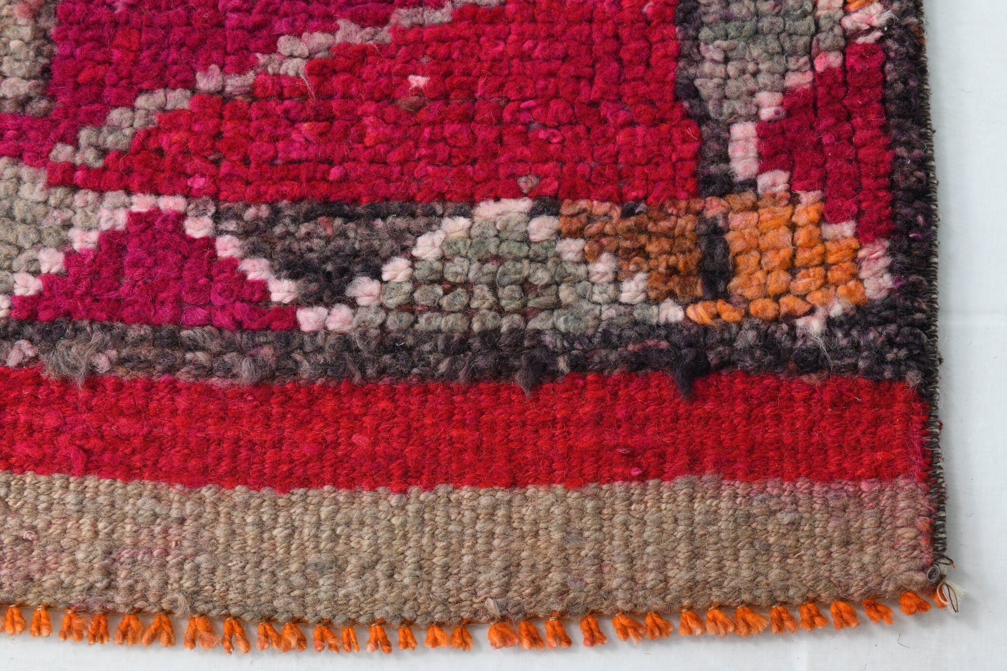 Turkish Vintage Herki Rug 3’4’’ x 10’7’’