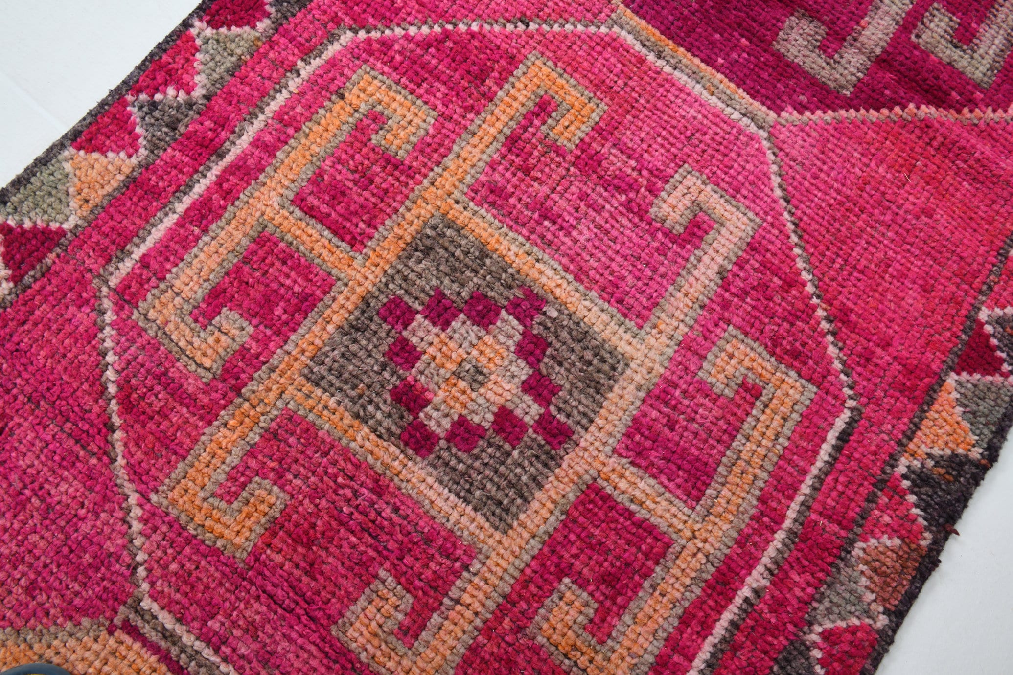 Turkish Vintage Herki Rug 3’4’’ x 10’7’’