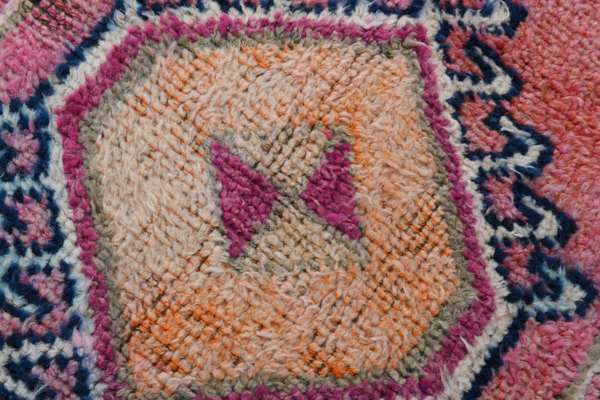 Turkish Vintage Herki Rug 9’6’ x 2’8’