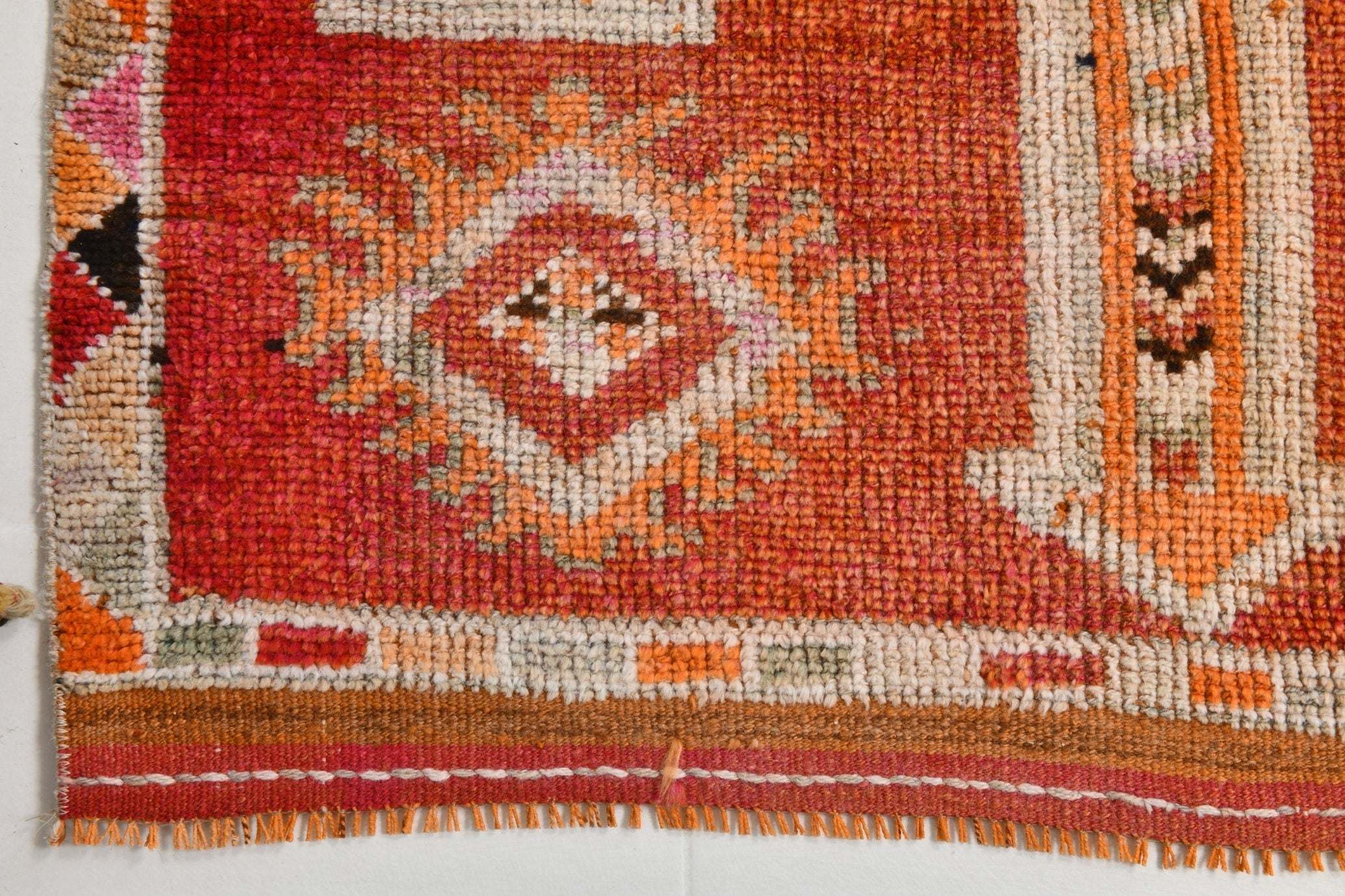 Turkish Vintage Herki Rug3’11’ x 11’4’