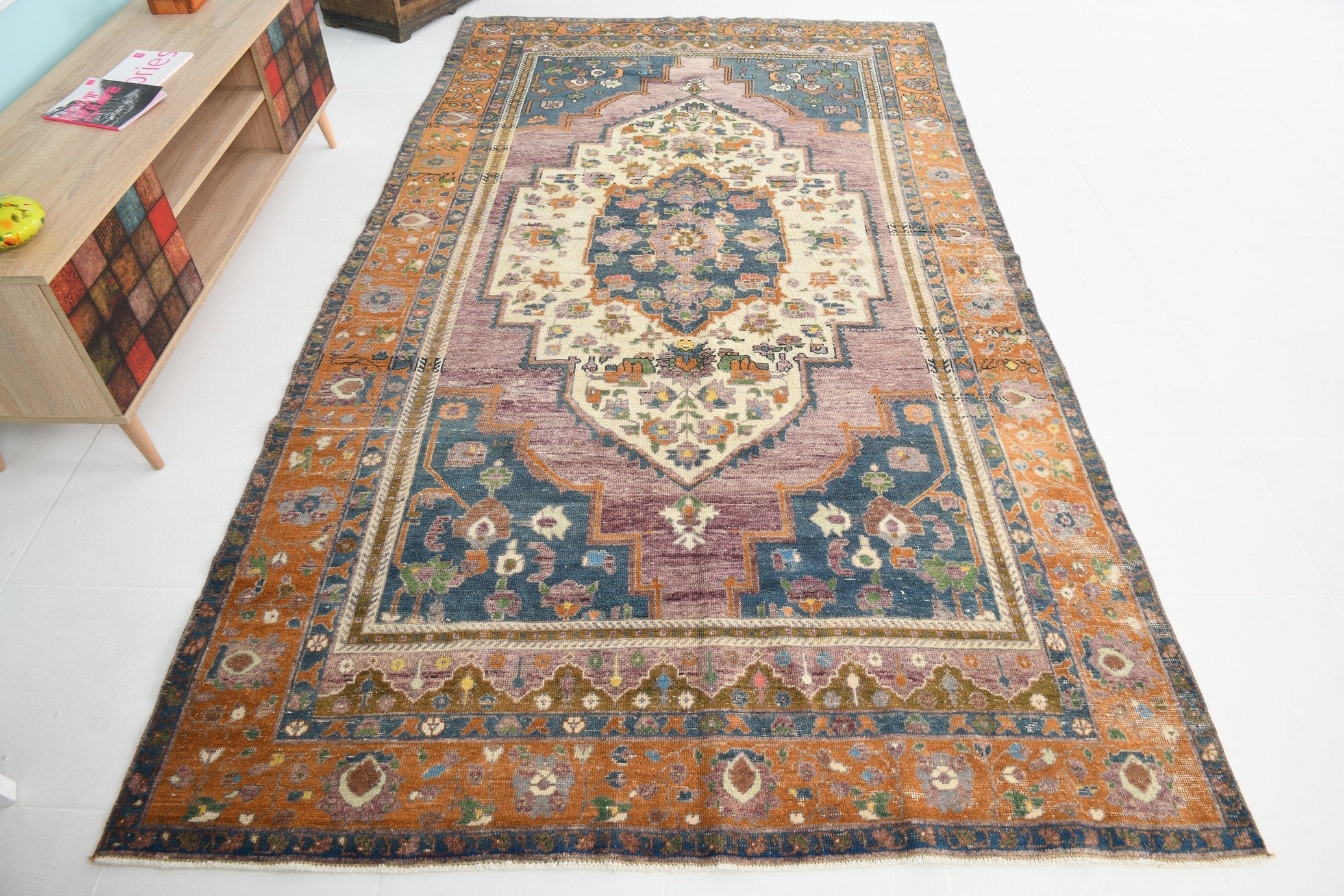 Turkish Vintage Kars Rug 10’2’’ x 5’9’’