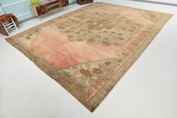Turkish Vintage Kars Rug 10’4’’ x 13’5’’