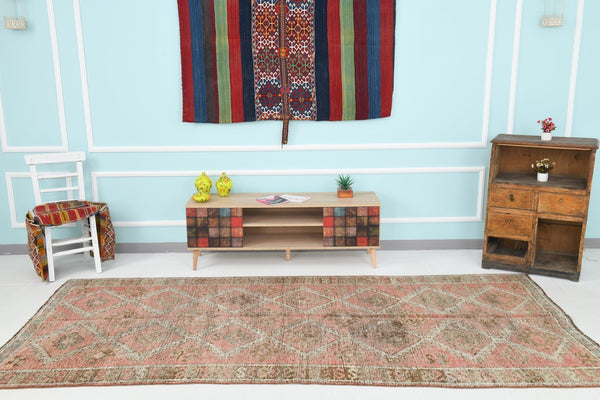 Turkish Vintage Kars Rug 10’8’ x 4’10’
