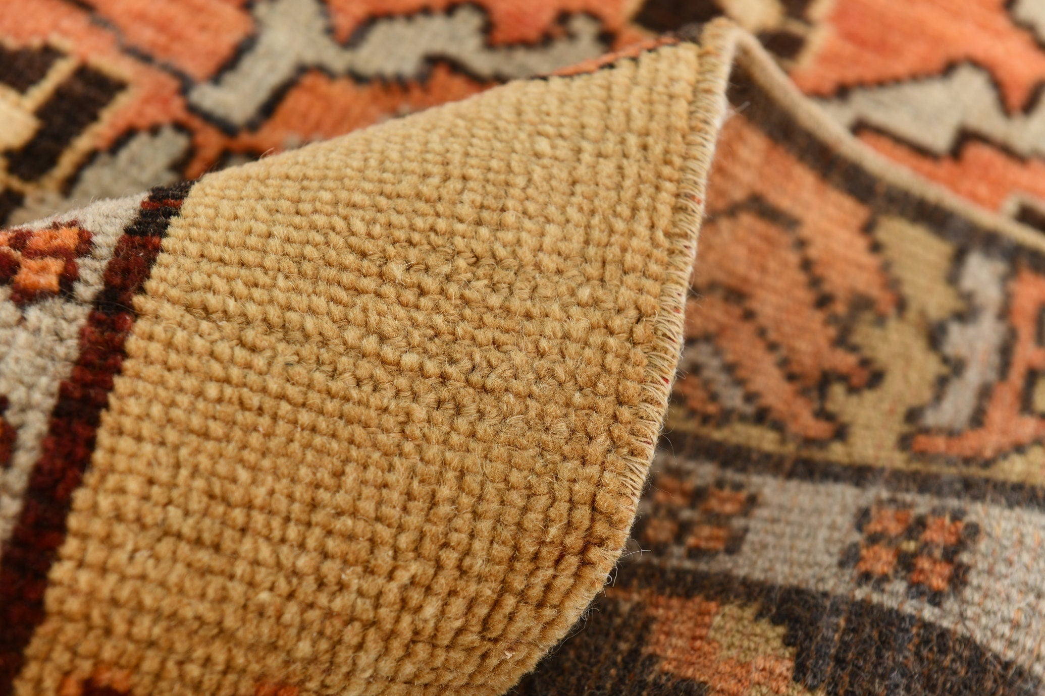 Turkish Vintage Kars Rug 10’8’’ x 6’3’’