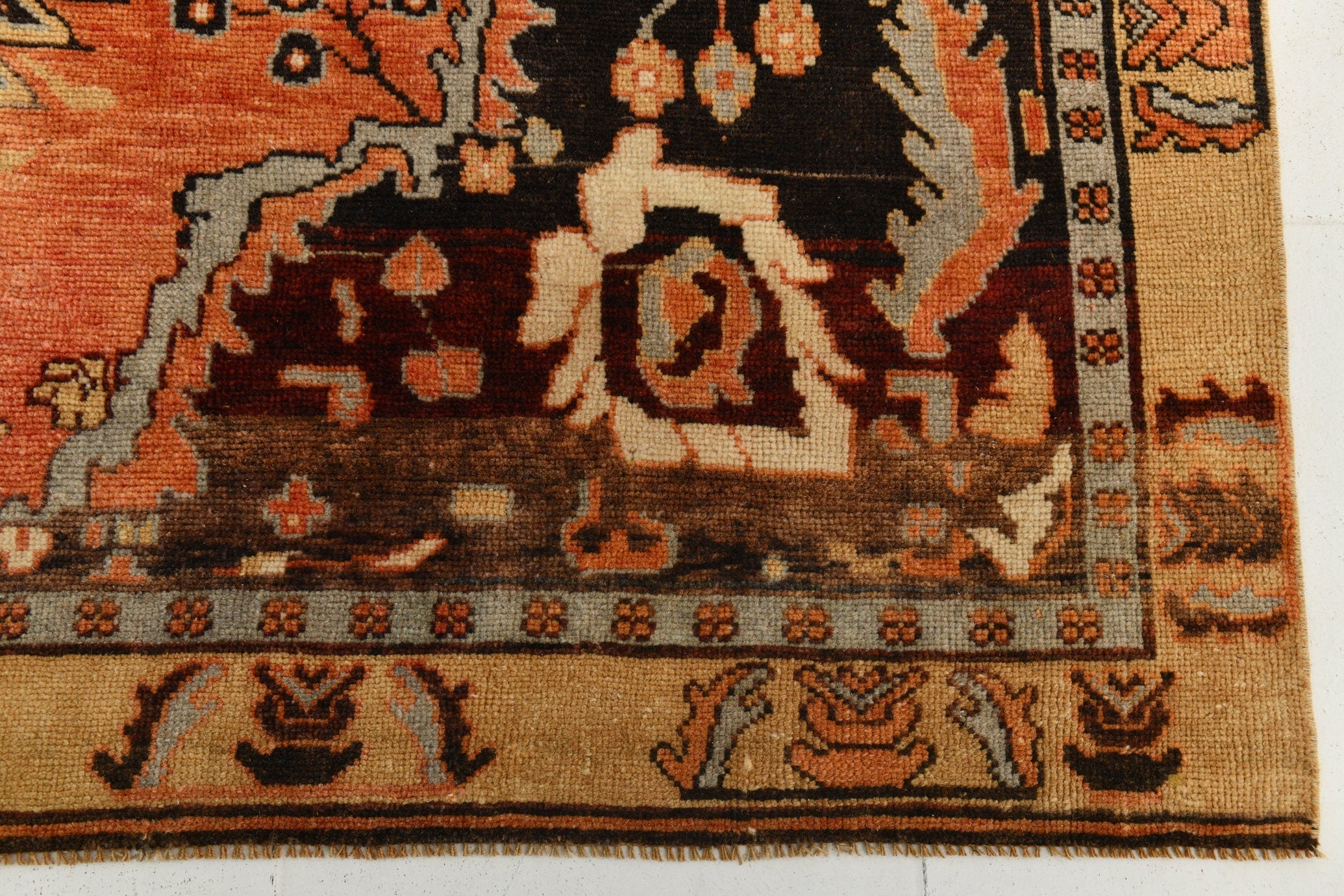 Turkish Vintage Kars Rug 10’8’’ x 6’3’’