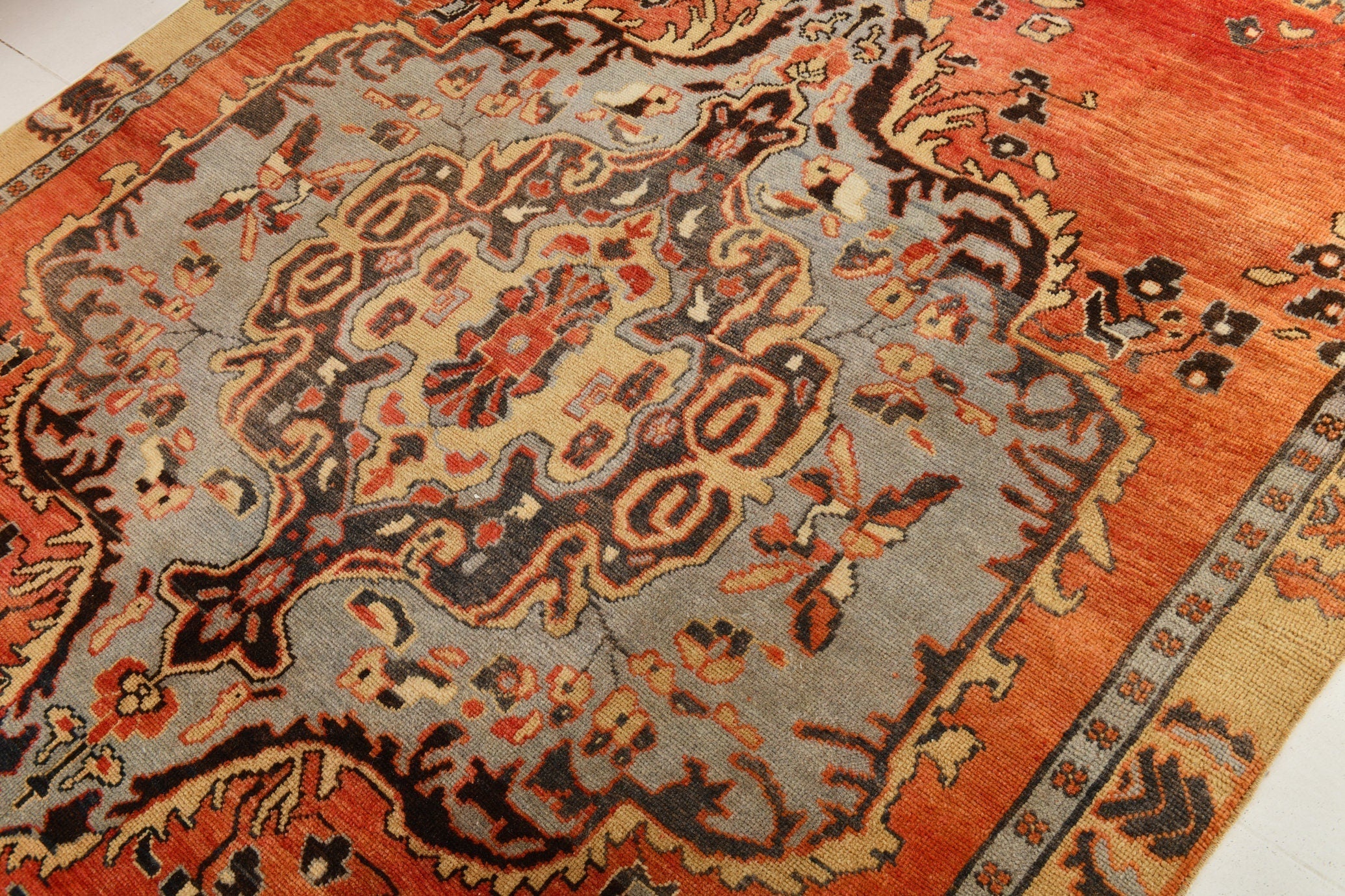 Turkish Vintage Kars Rug 10’8’’ x 6’3’’