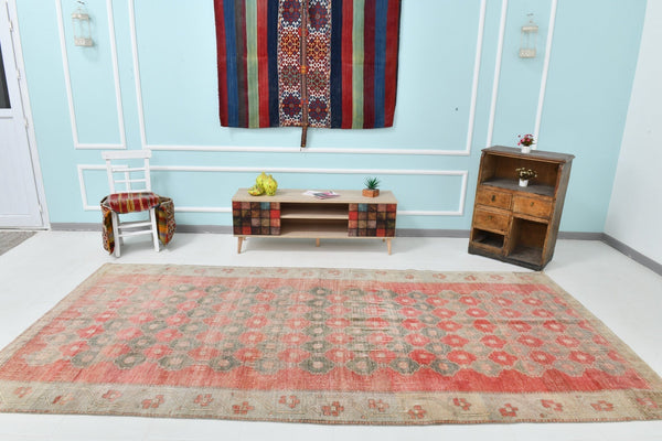 Turkish Vintage Kars Rug 11’10’ x 5’8’