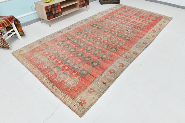 Turkish Vintage Kars Rug 11’10’ x 5’8’