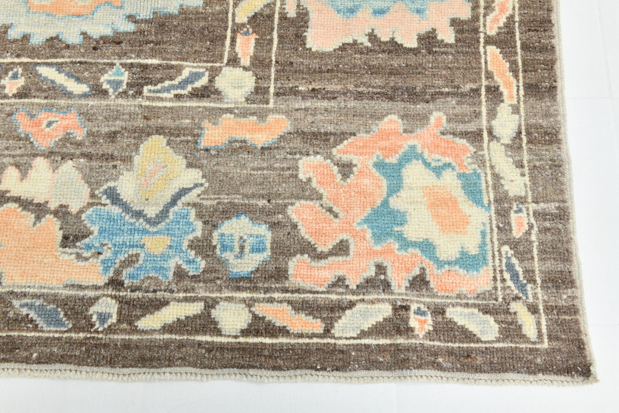 Turkish Vintage Oushak Rug 12’3’’ x 10’0’’