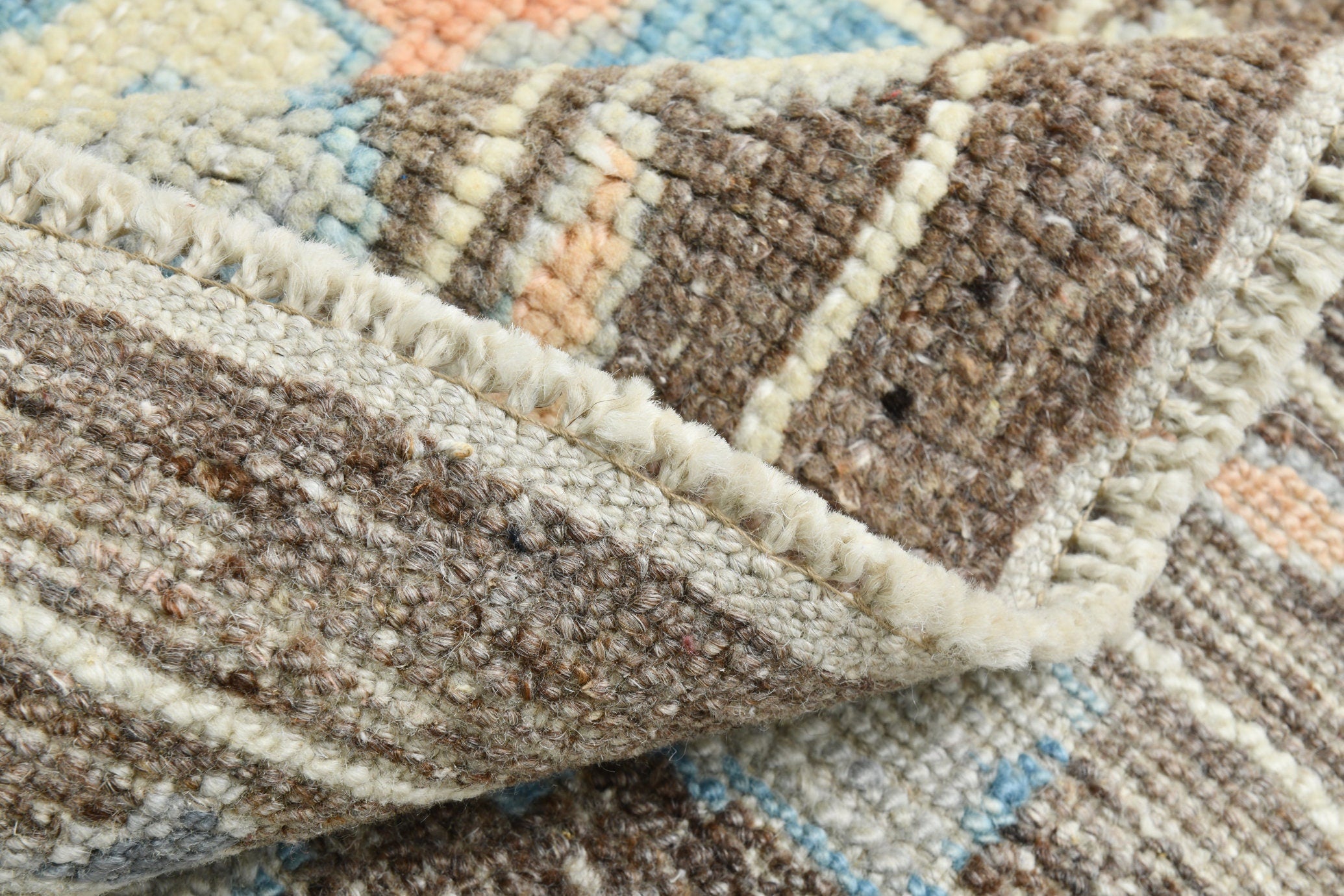 Turkish Vintage Oushak Rug 12’3’’ x 10’0’’