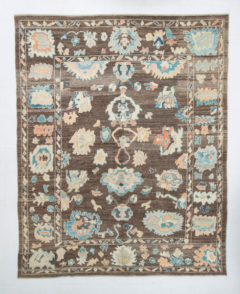 Turkish Vintage Oushak Rug 12’3’’ x 10’0’’
